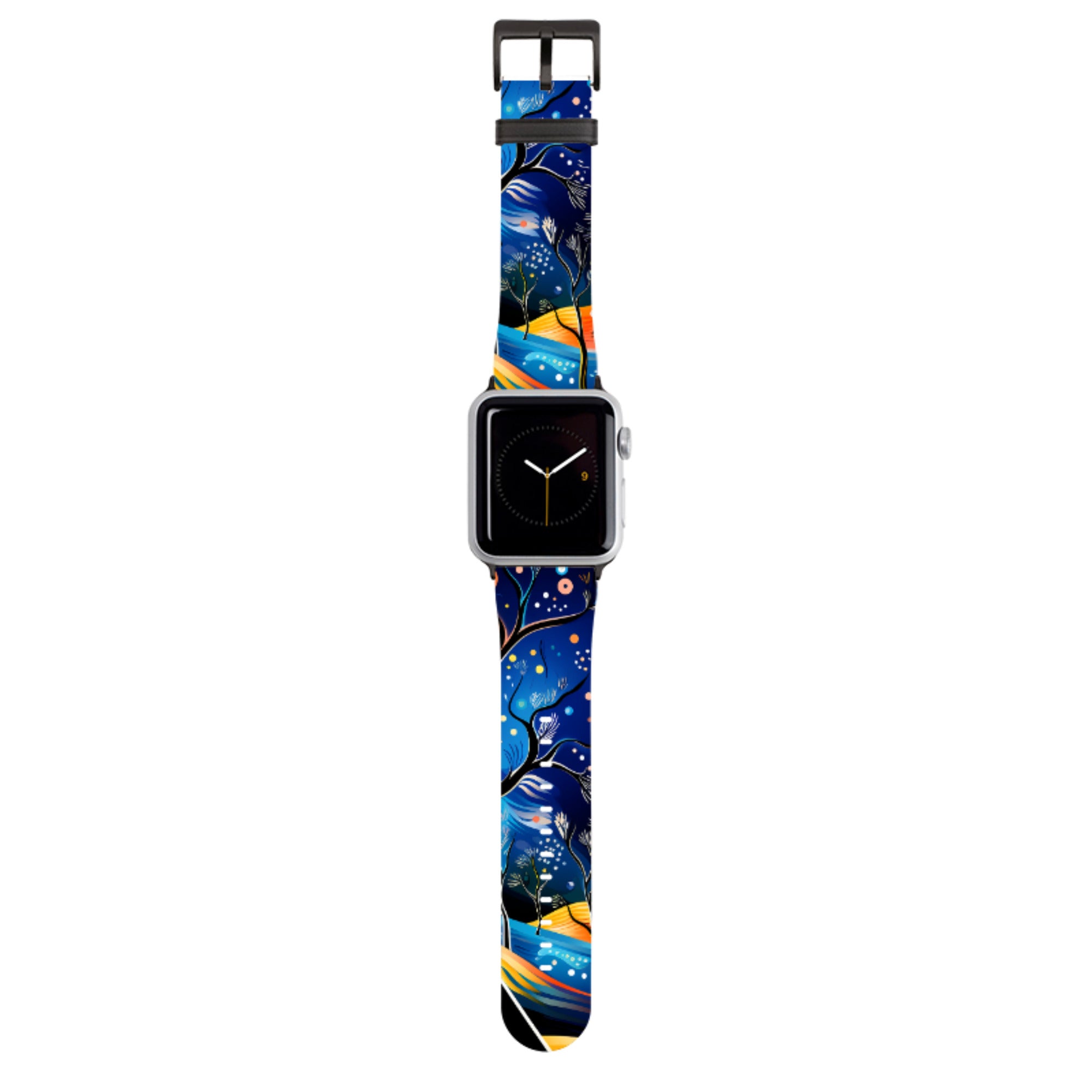 Rainbow Night Stars Apple Watch Strap