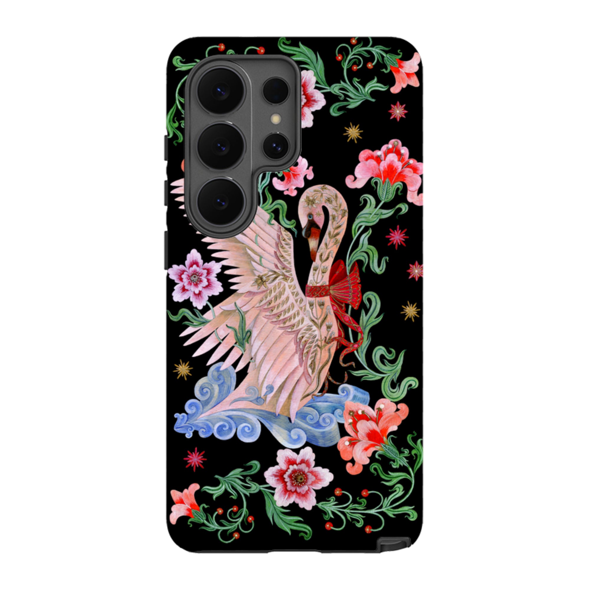 Samsung Tough  Case - Seven Swans A Swimming By Maria Matos