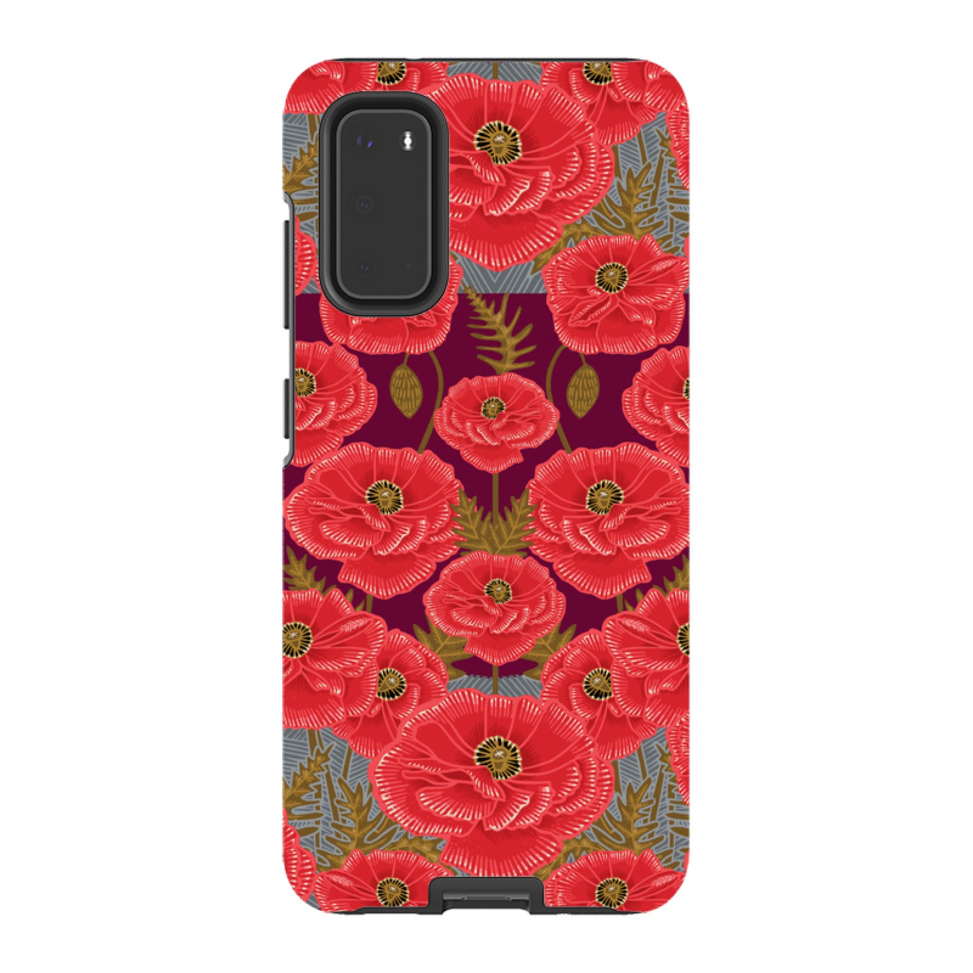 Samsung Tough Case - Poppy Red By Kate Heiss