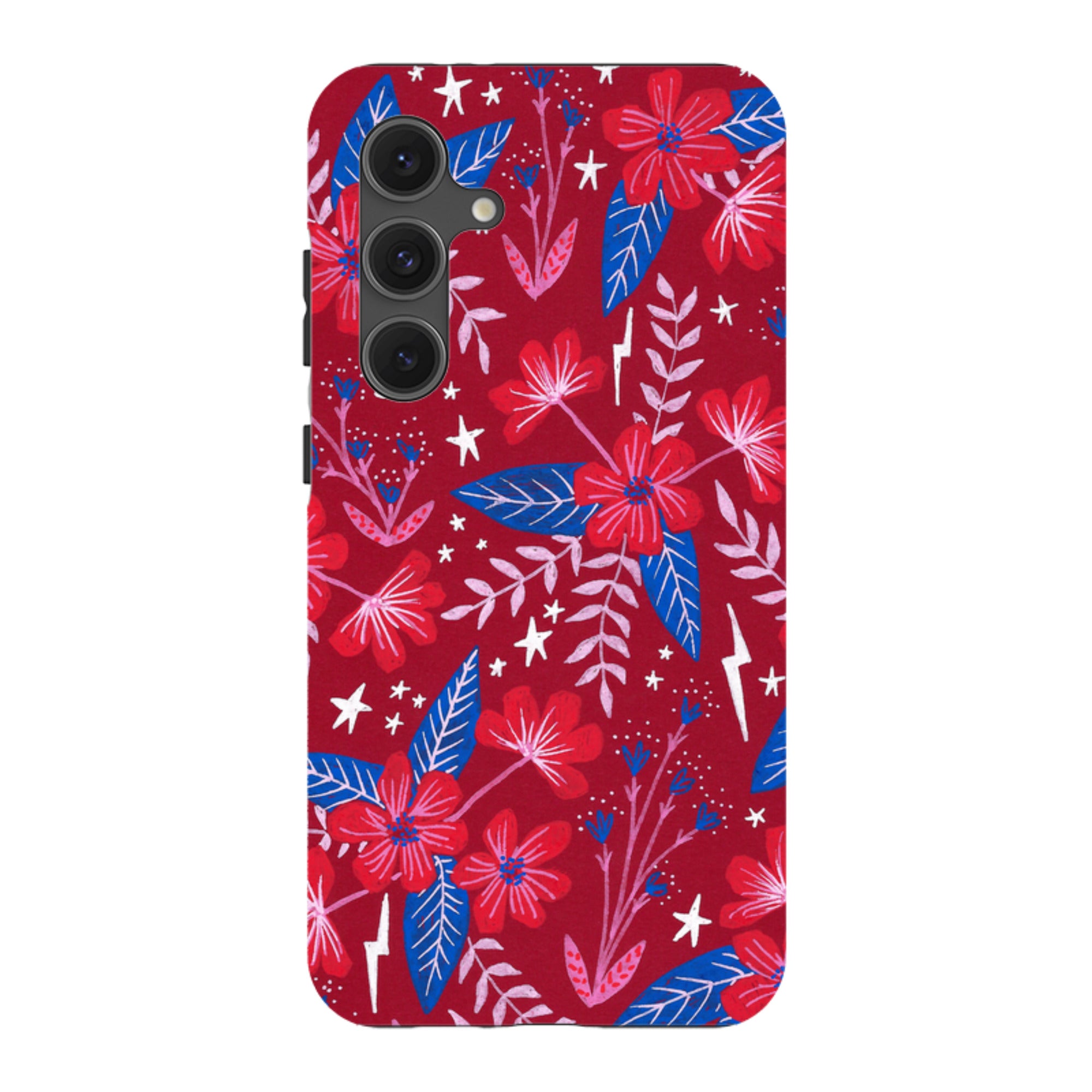 Samsung Tough Case - Red Moon Garden By Lee Foster Wilson