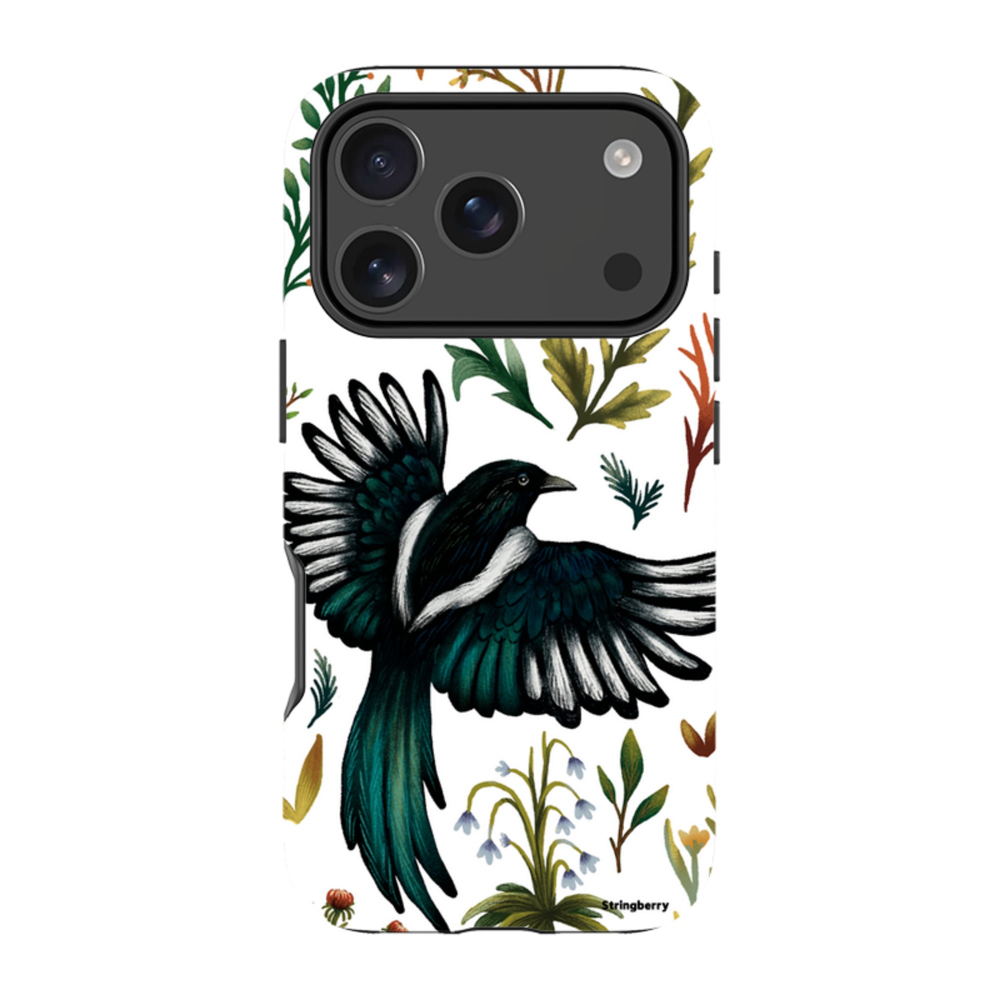 iPhone MagSafe Tough Case - Magpie By Anna Stead
