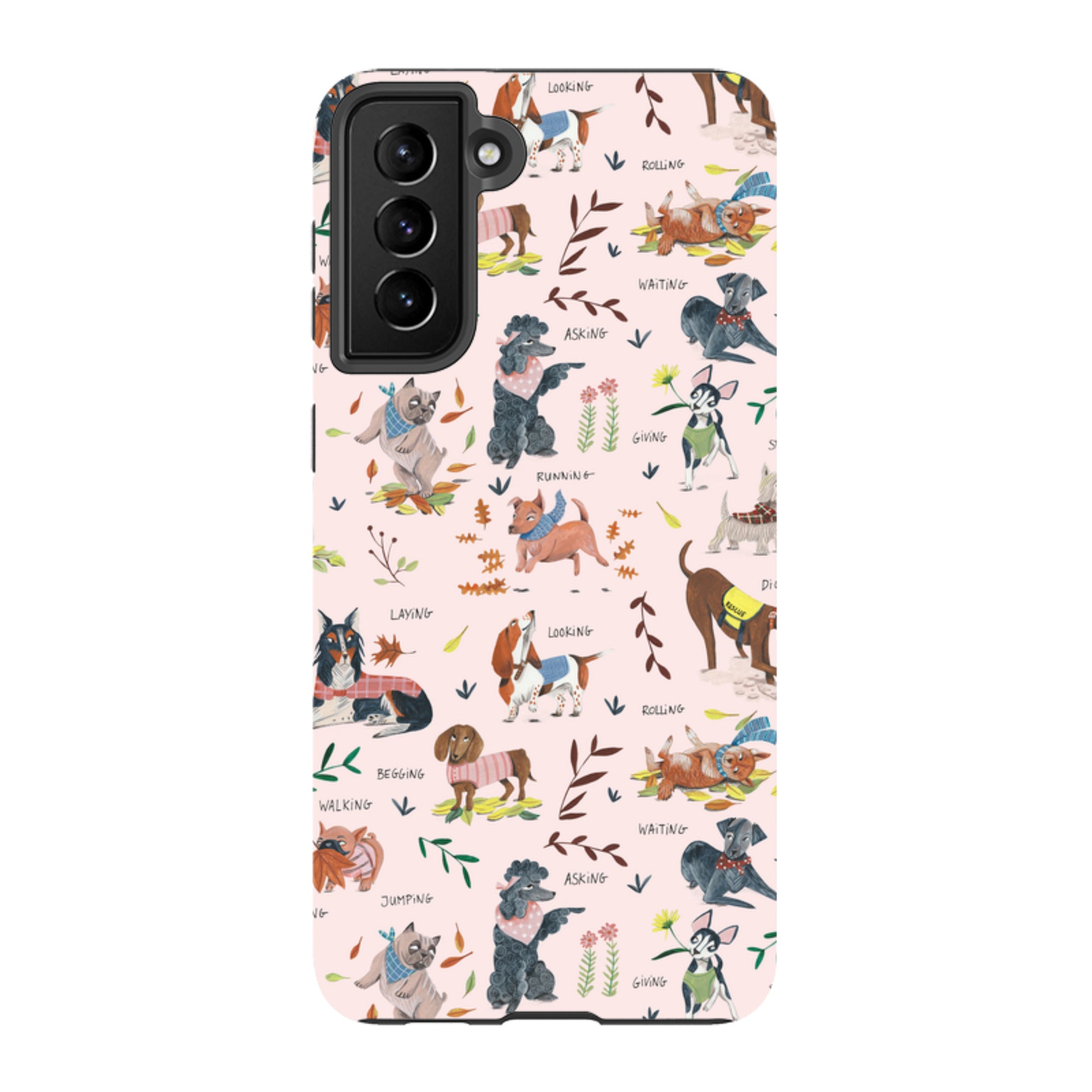 Samsung Tough Case - Dog Pattern By Caroline Bonne Muller