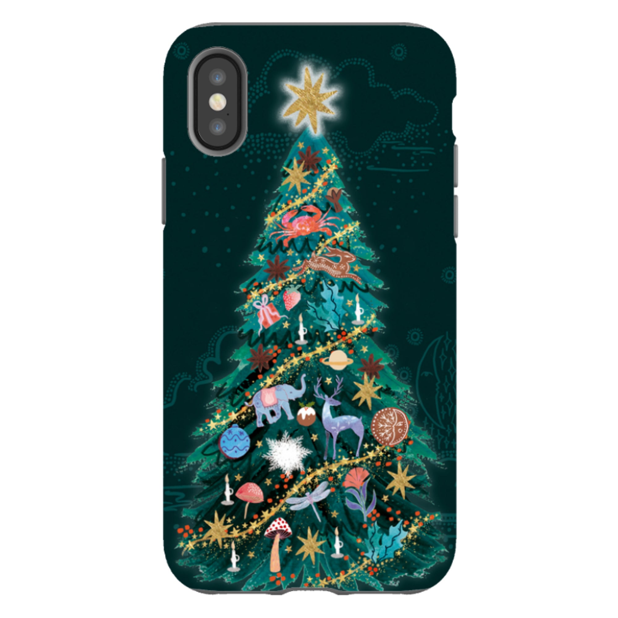 iPhone Tough Case - Kitsch Tree By Emma Frances Grant