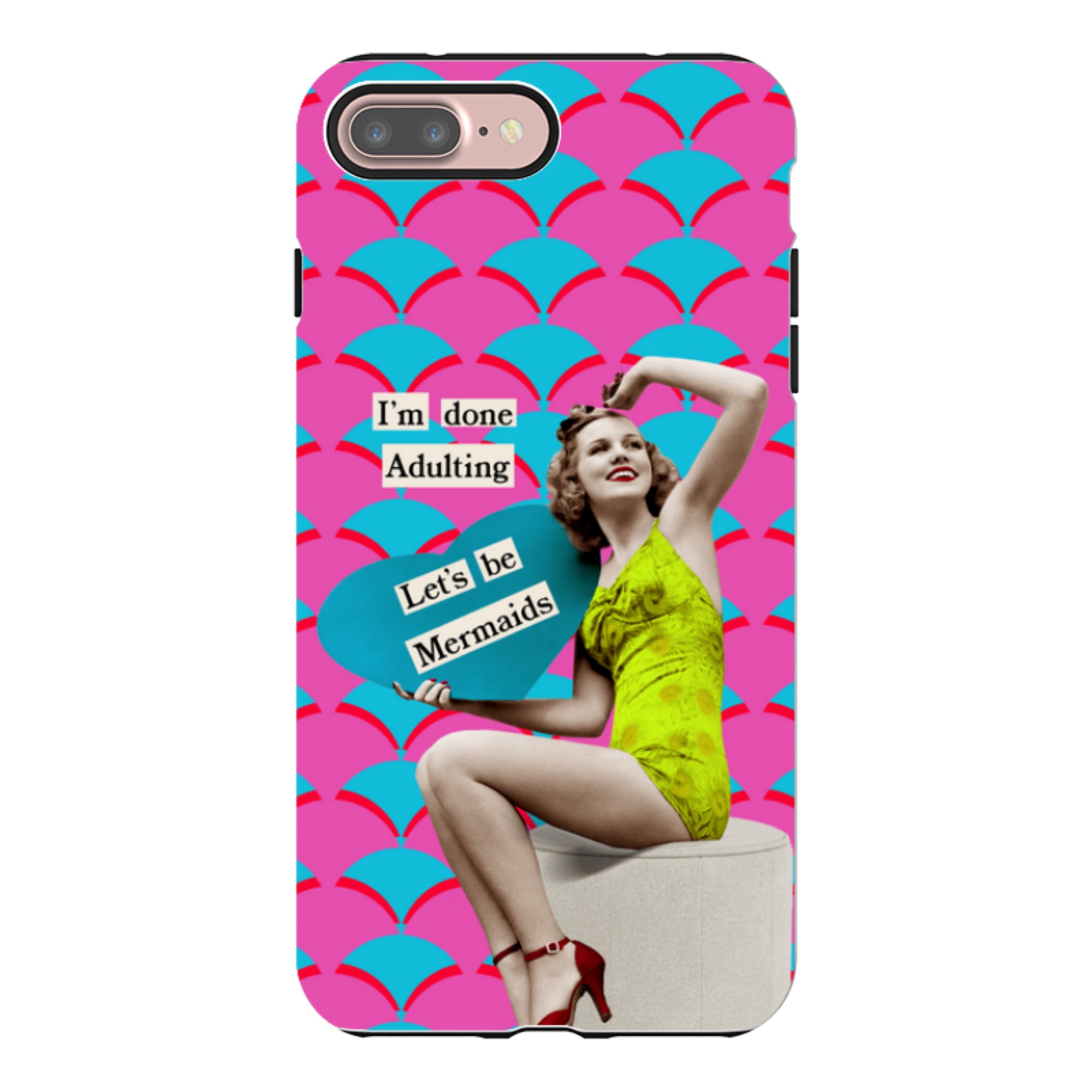 iPhone Tough Case - Mermaid By Clare Jordan