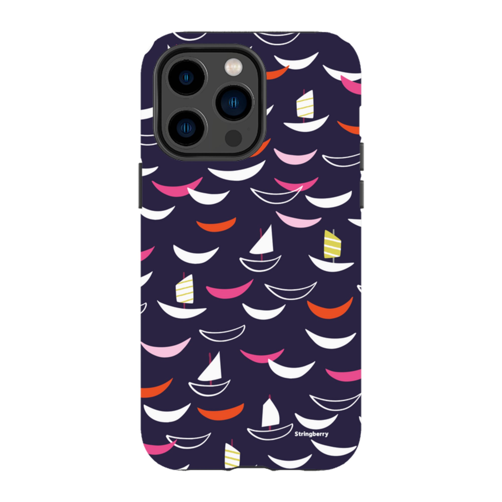 iPhone MagSafe Tough Case -  Little Boats By Ali Brookes