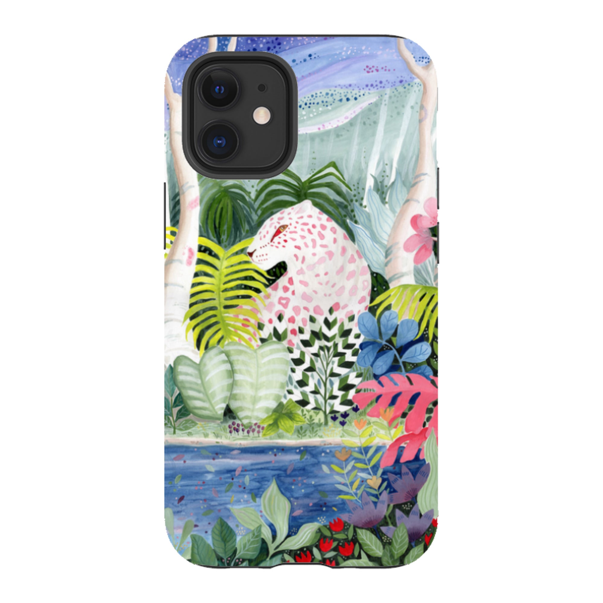 iPhone Tough Case - Cosmic Leopard By Bex Parkin