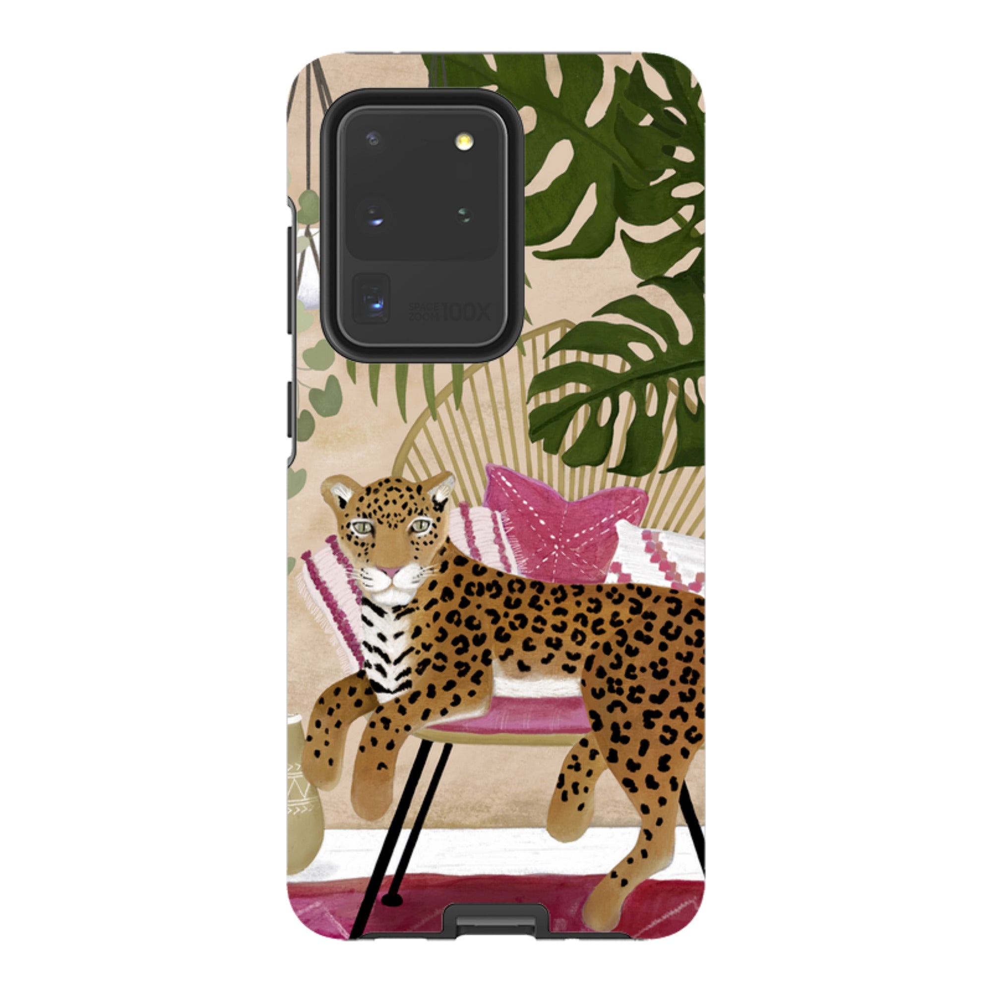 Samsung Tough Case - Boho Leopard Cream By Bex Parkin