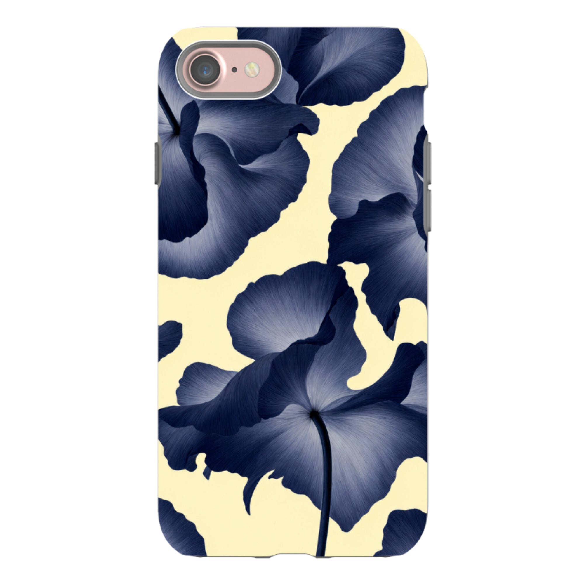 iPhone Tough Case - Navy Blue Poppy