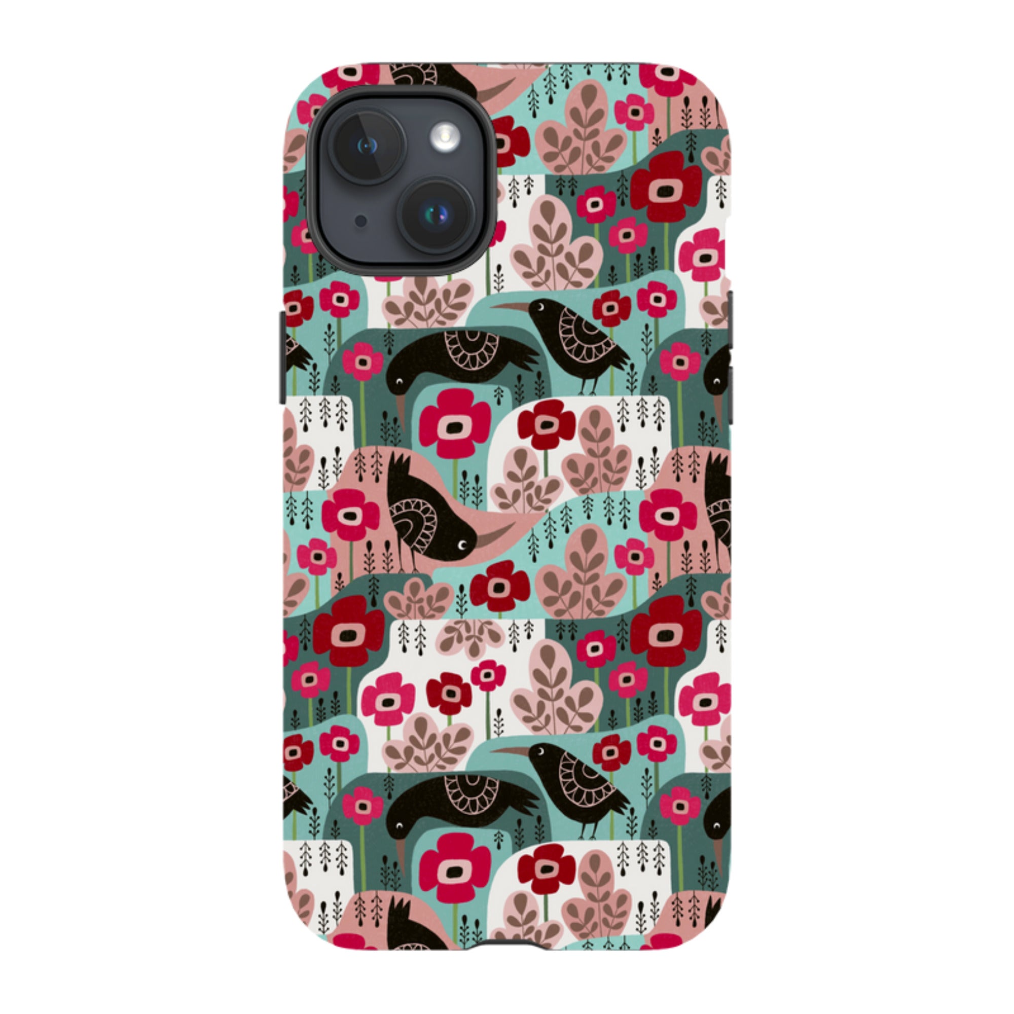 iPhone Tough Case - Poppies And Crow By Suzy Taylor