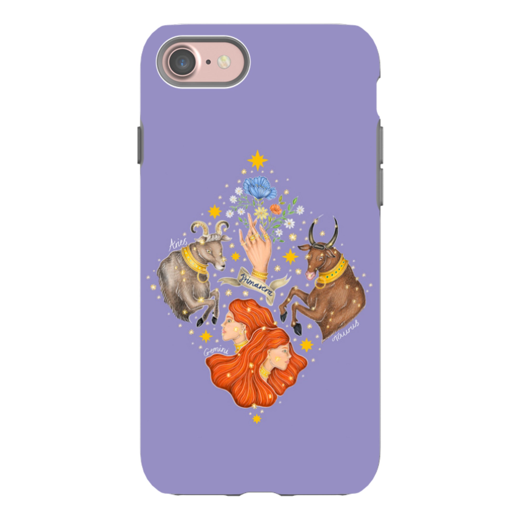 iPhone Tough Case - Spring Zodiac By Catherine Rowe