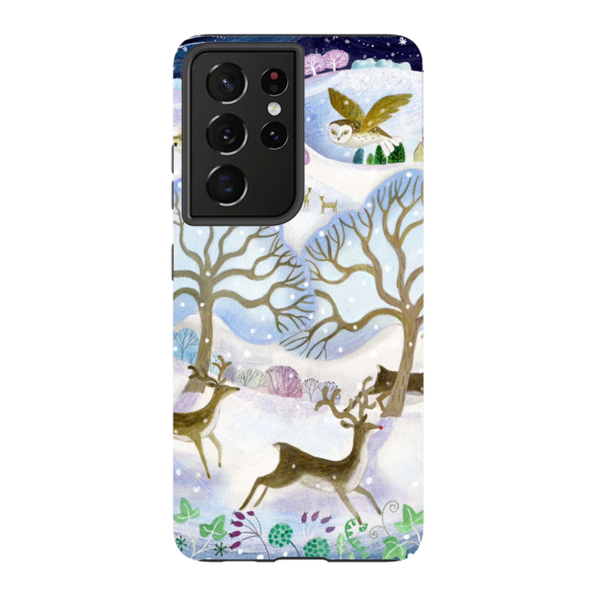 Samsung Tough Case - Winter Deer By Bex Parkin