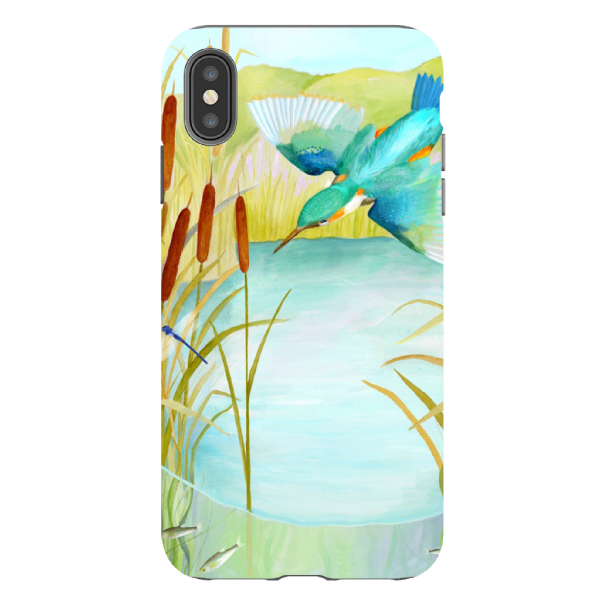 iPhone Tough Case - Kingfisher By Bex Parkin