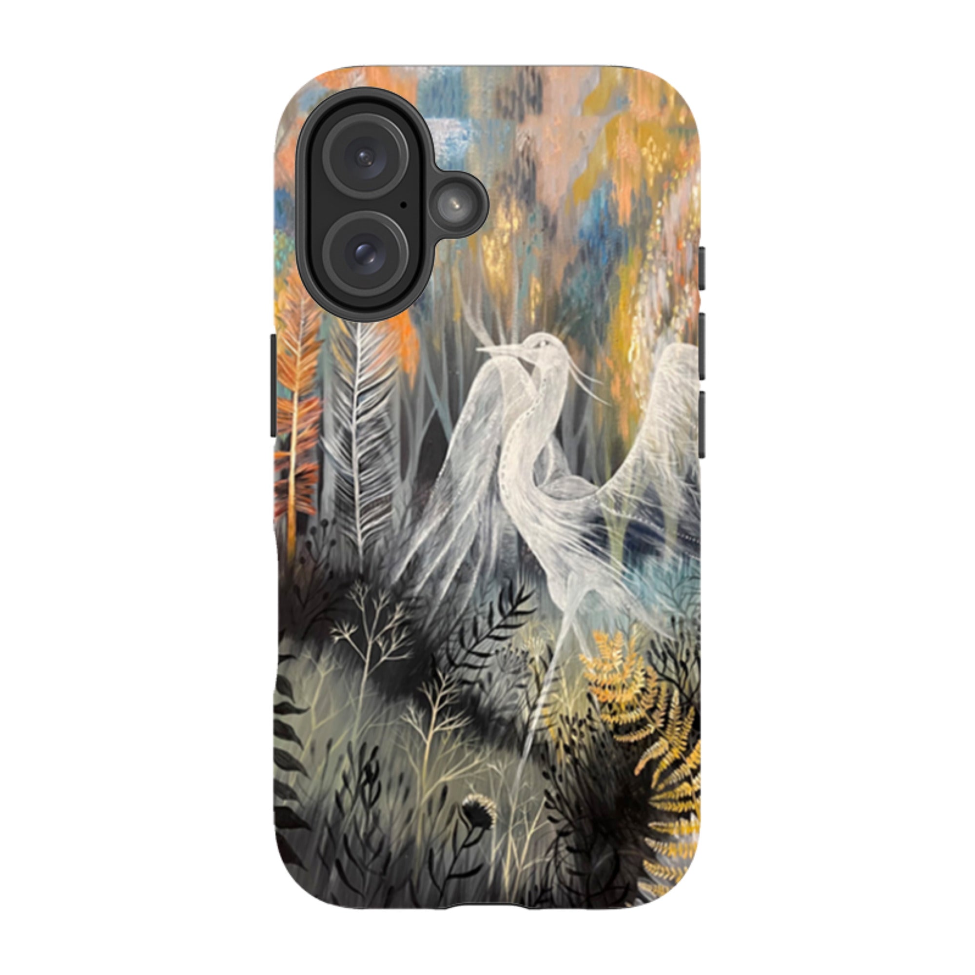 iPhone MagSafe Tough Case -  Ghost Heron By Mia Underwood