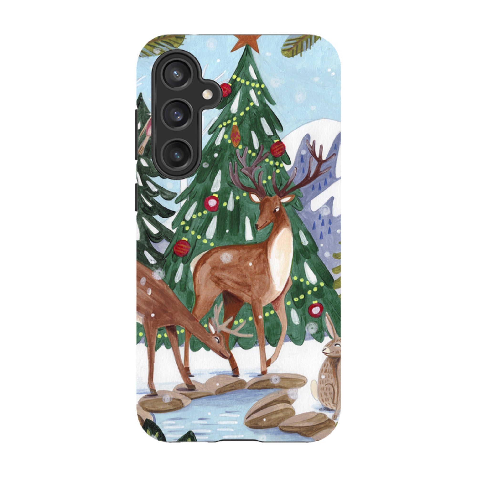 Samsung Tough Case - Winter Forest By Caroline Bonne Muller