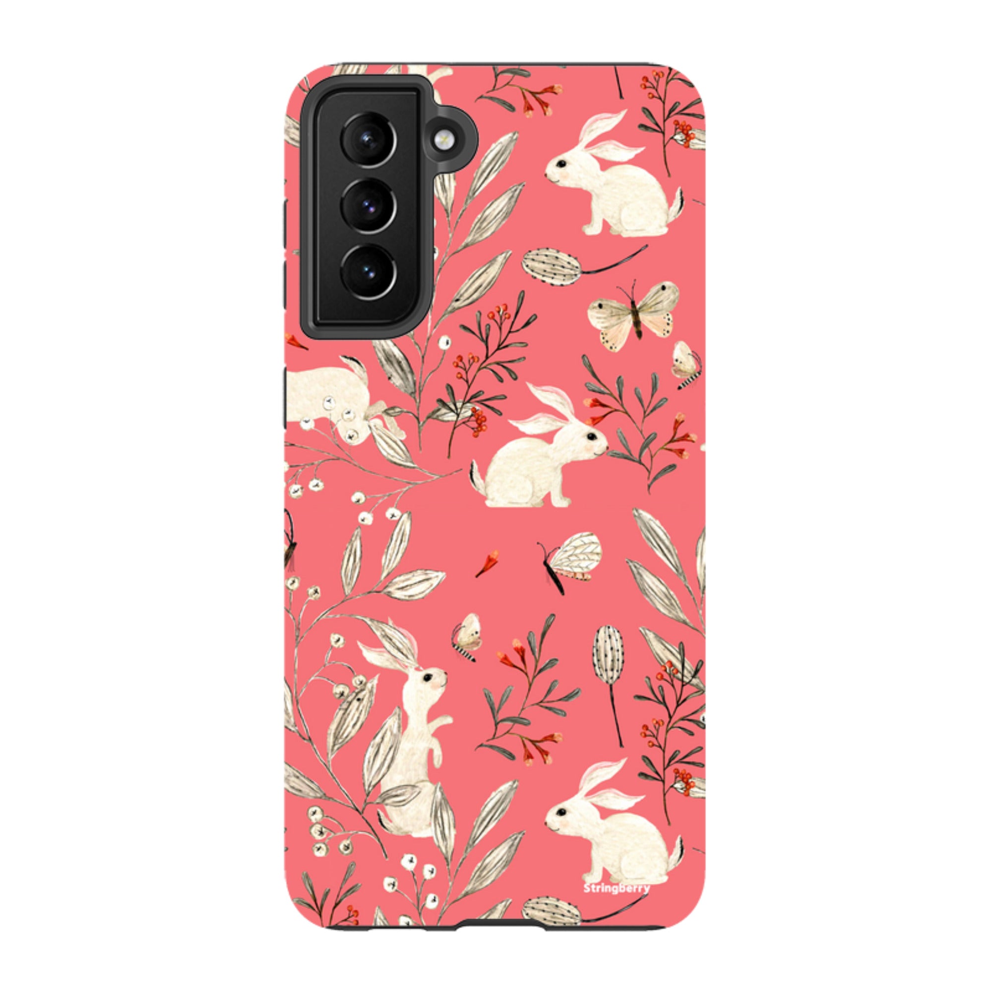 Samsung Tough Case - Bunnies Raspberries By Katherine Quinn