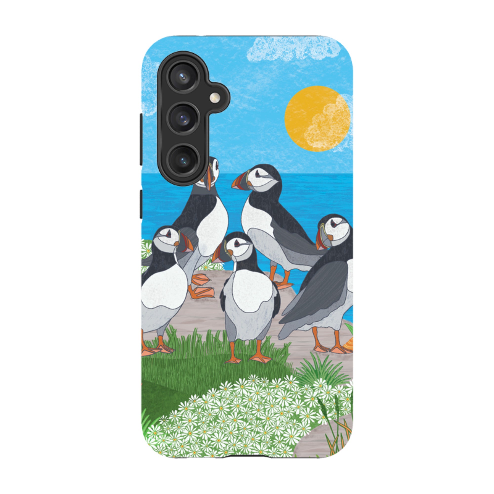 Samsung Tough Case - Puffins By Natalie Pedetti Prack