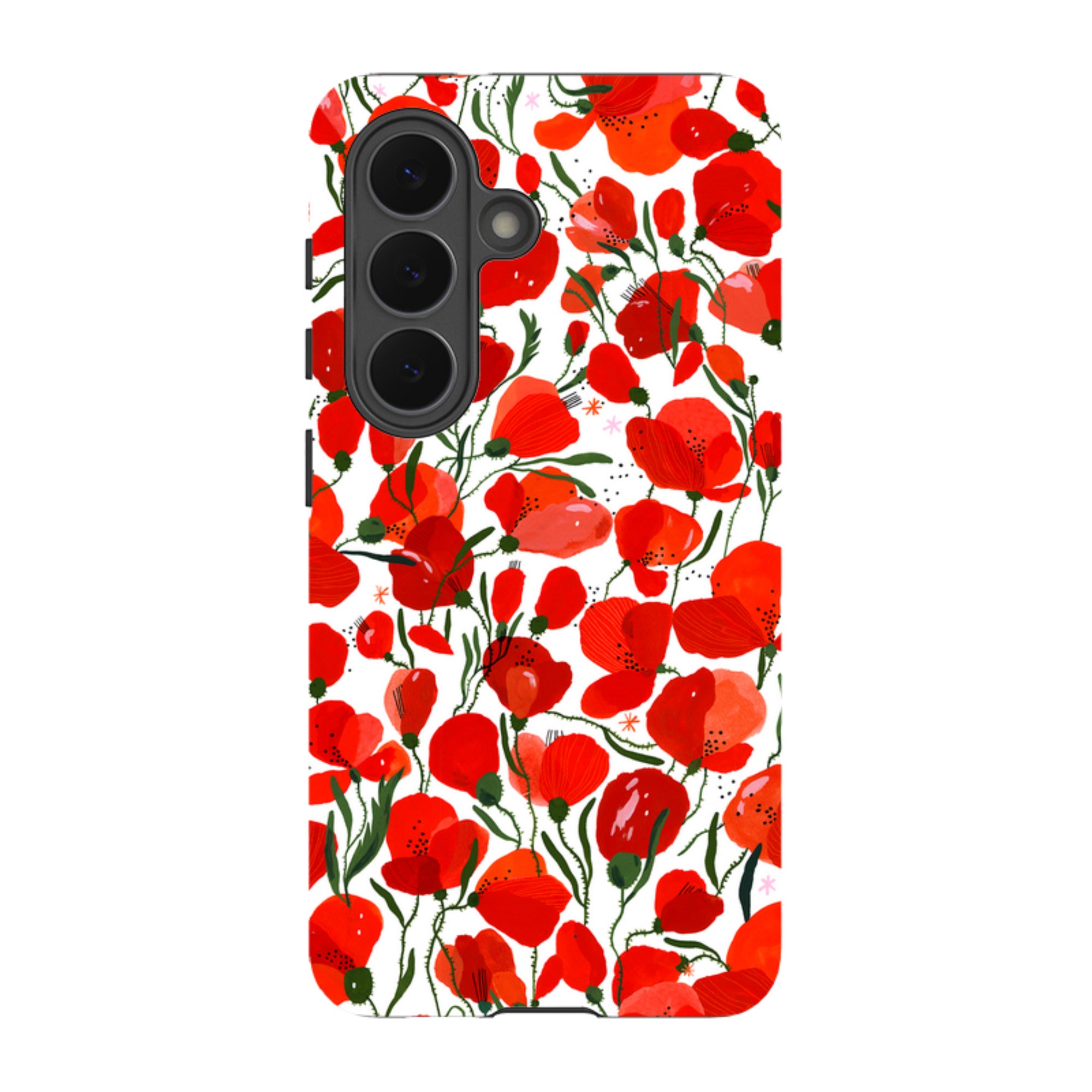 Samsung Tough Case - Poppies Pattern By Madalina Andronic