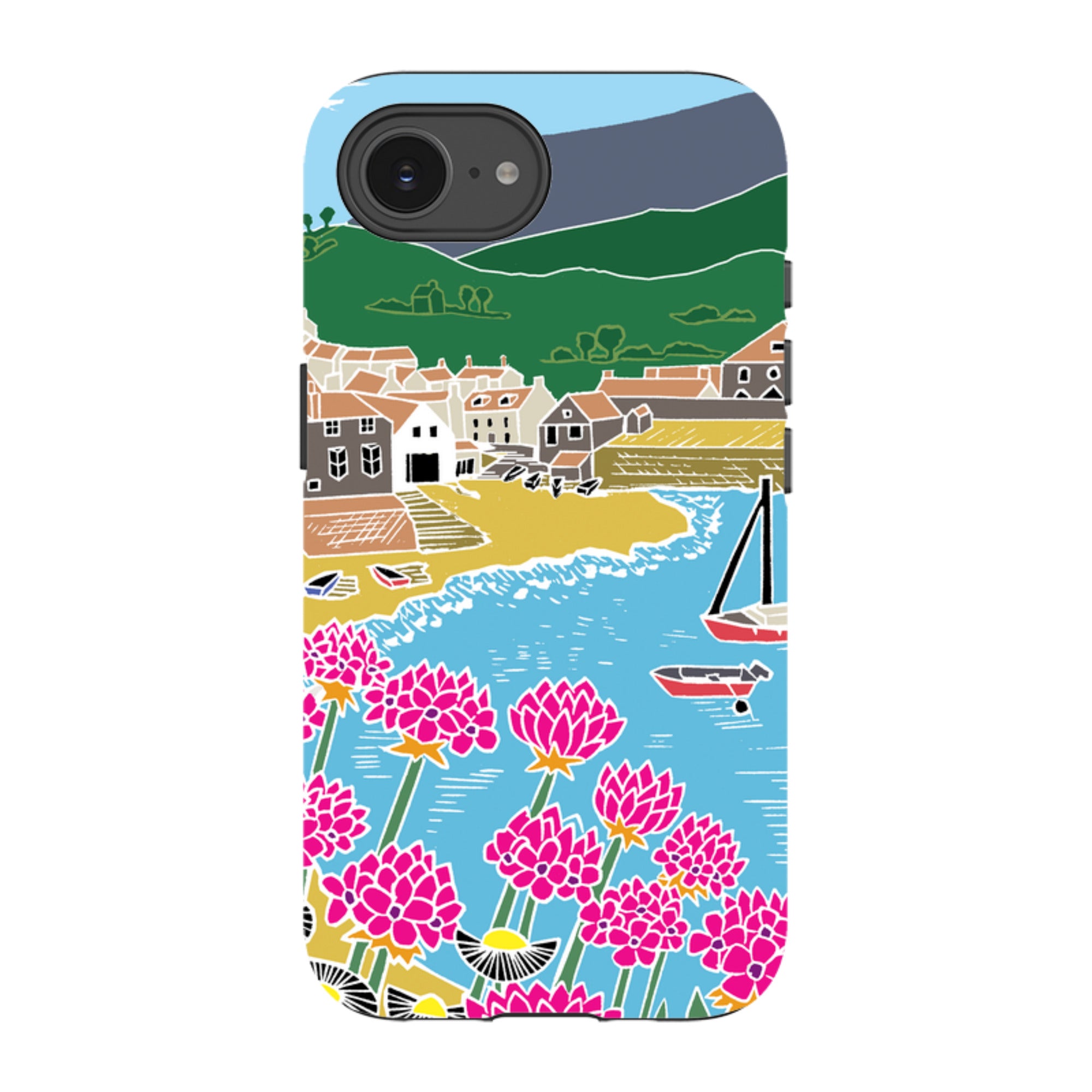 iPhone Tough Case - Quaint Harbour By Kate Heiss