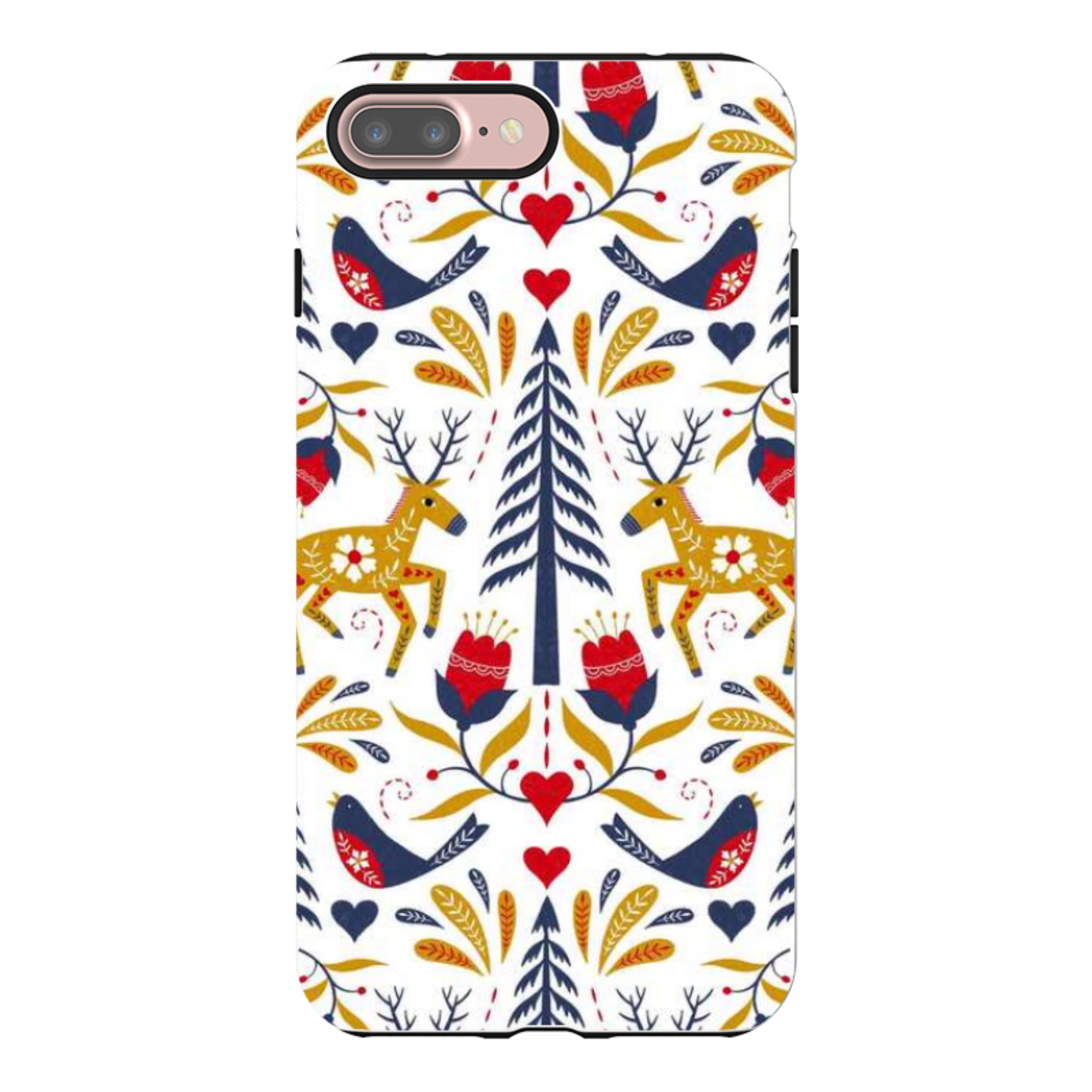 iPhone Tough Case - Xmas Pattern II By Suzy Taylor
