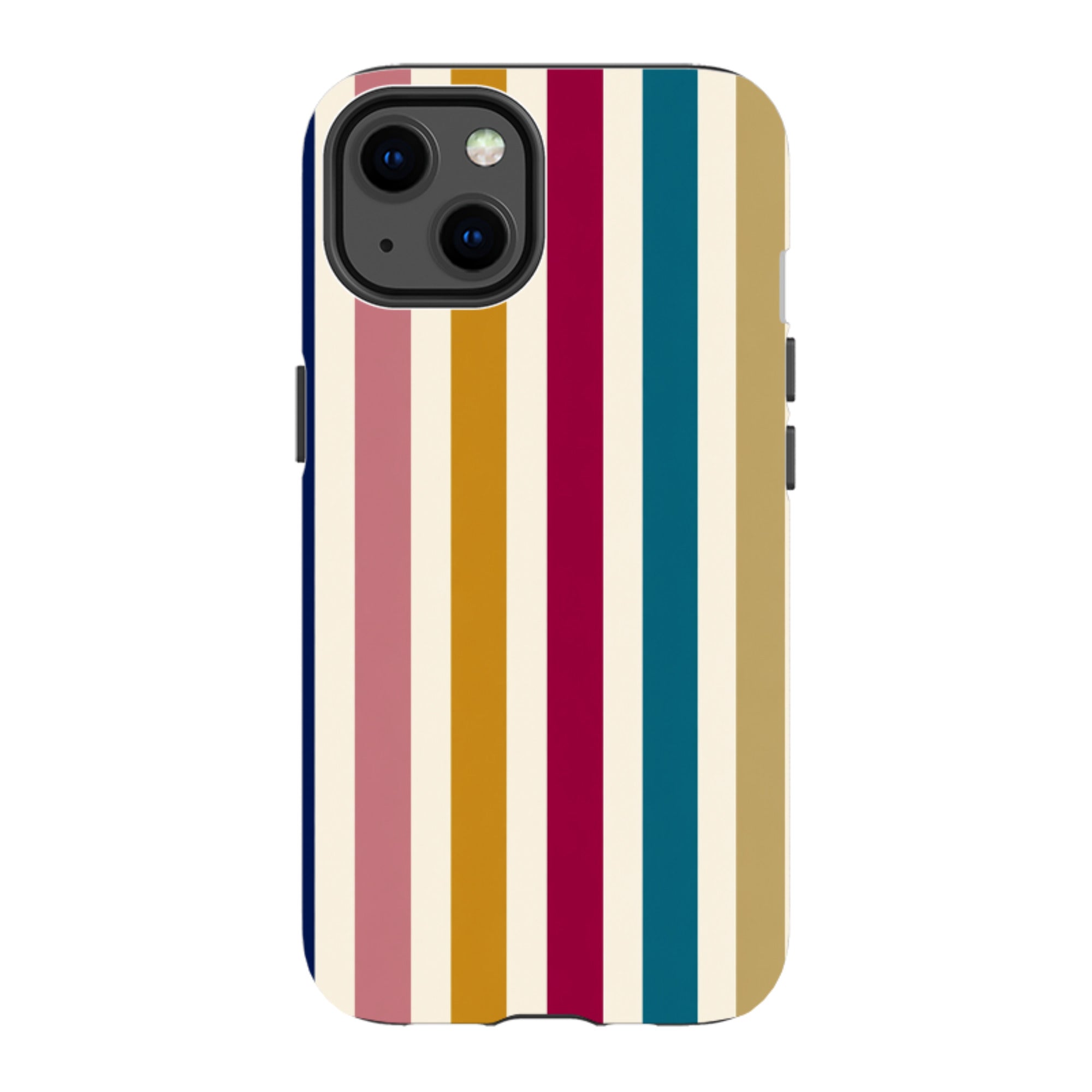 iPhone Tough Case - Mustard Gold Stripe