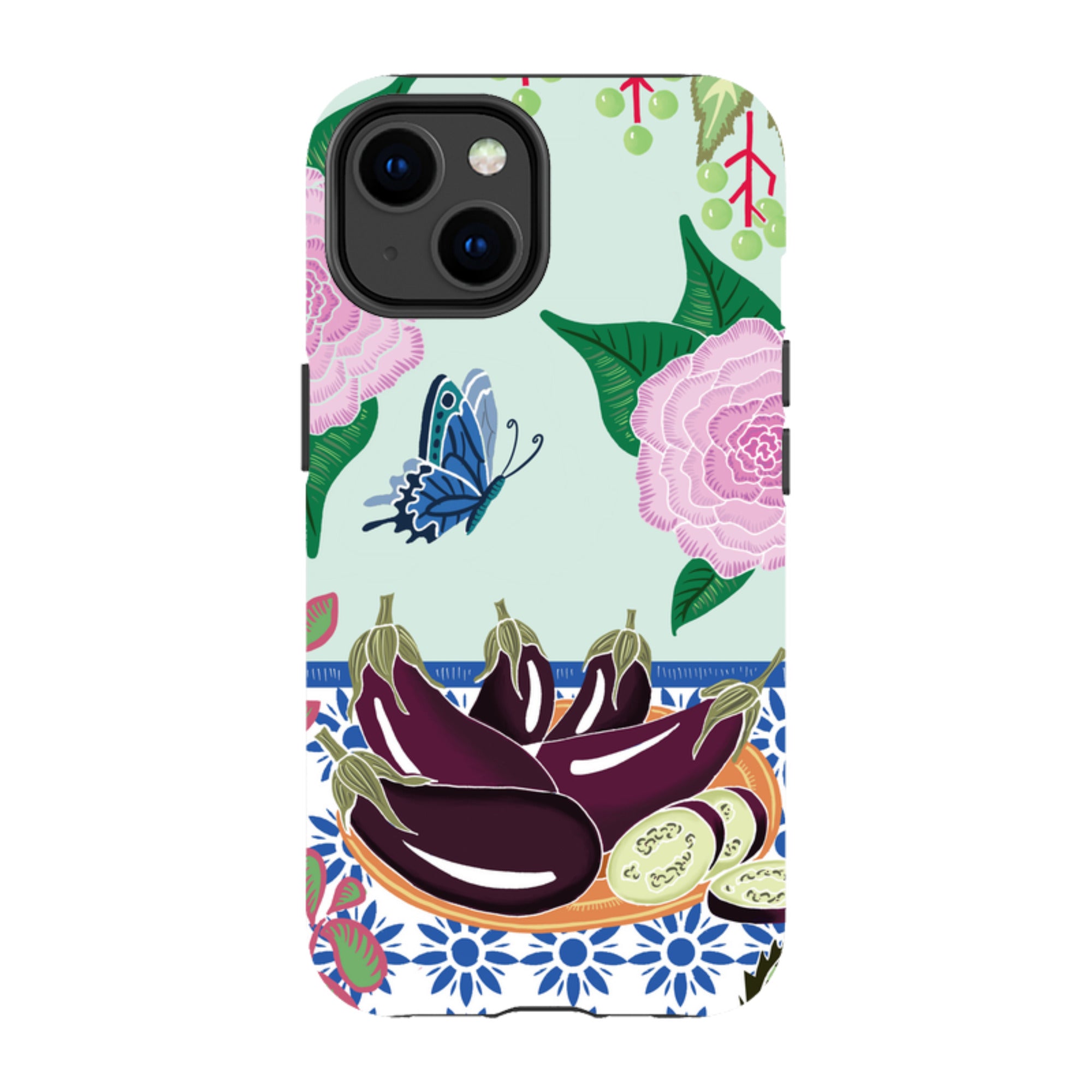iPhone Tough Case - Aubergines By Kate Heiss