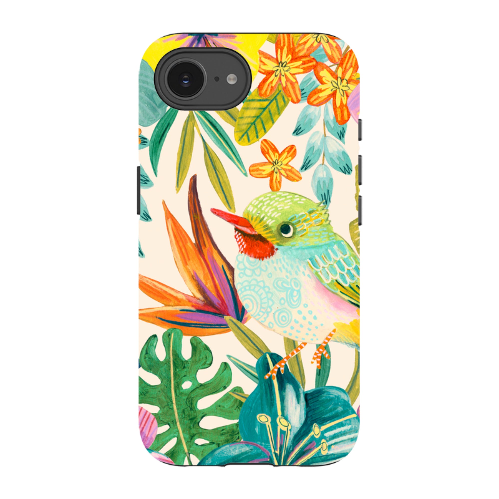 iPhone Tough Case - Tropical Bird II By Caroline Bonne Muller
