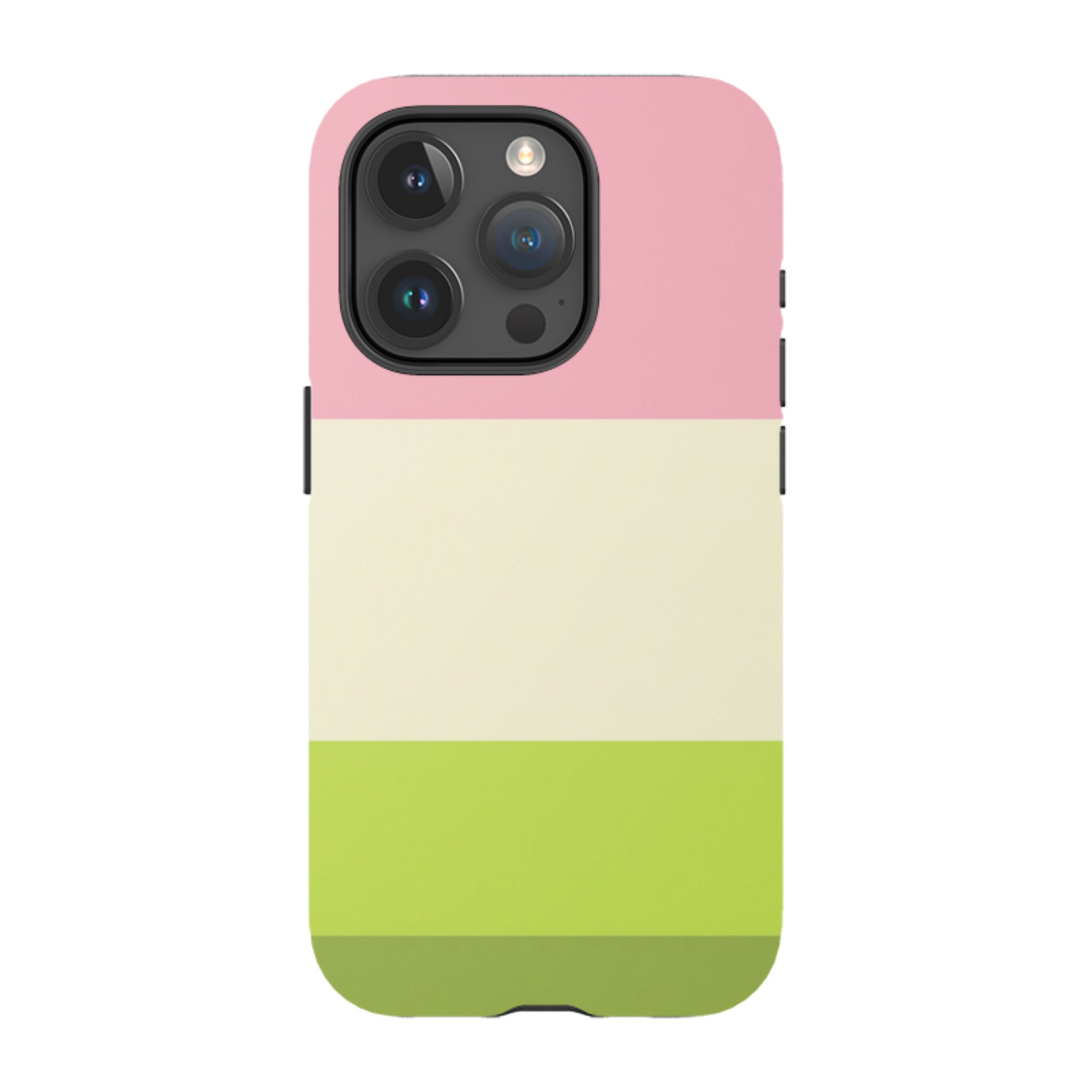 iPhone Tough Case - Pink & Sage Green