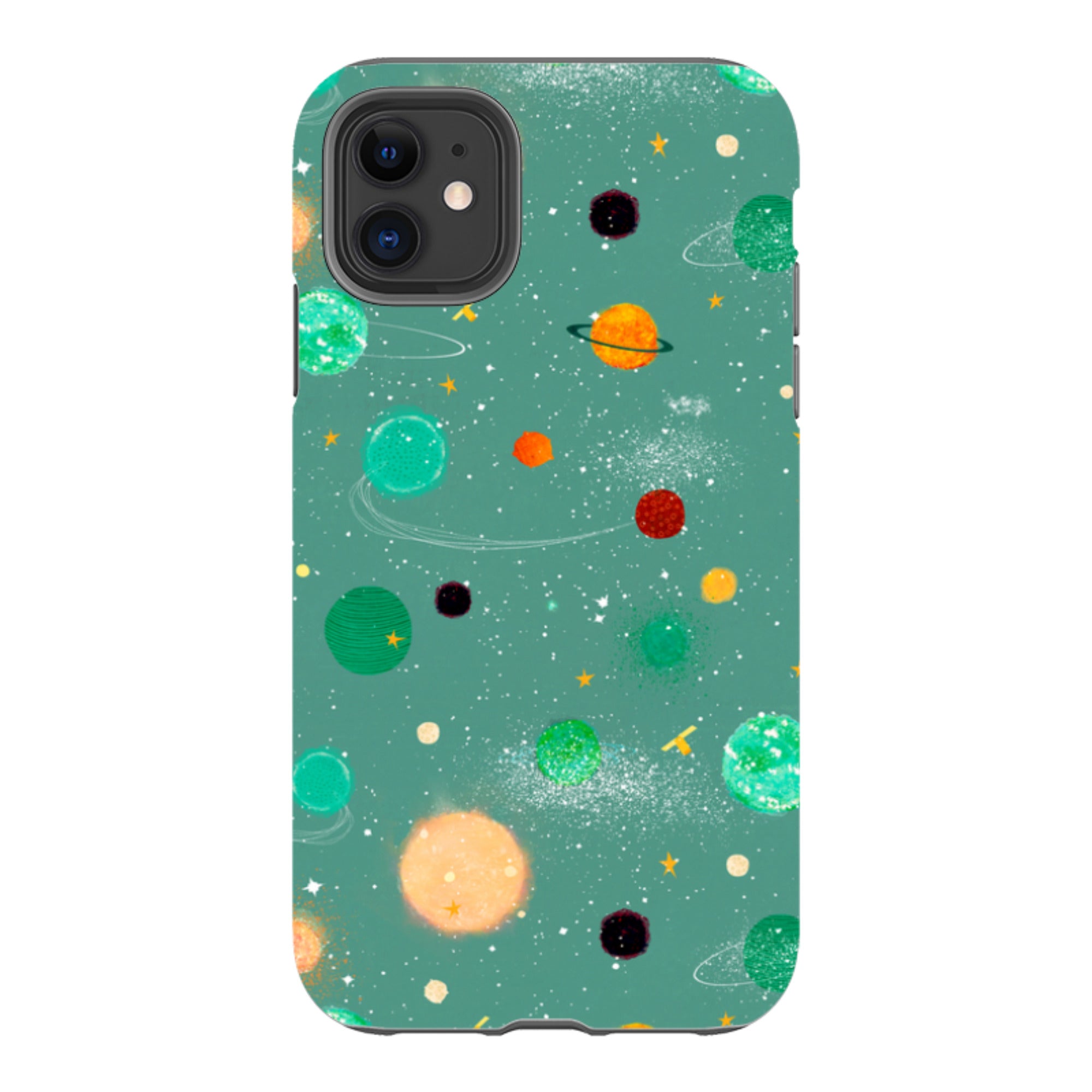 iPhone Tough Case - Far Far Away Green By Katherine Quinn