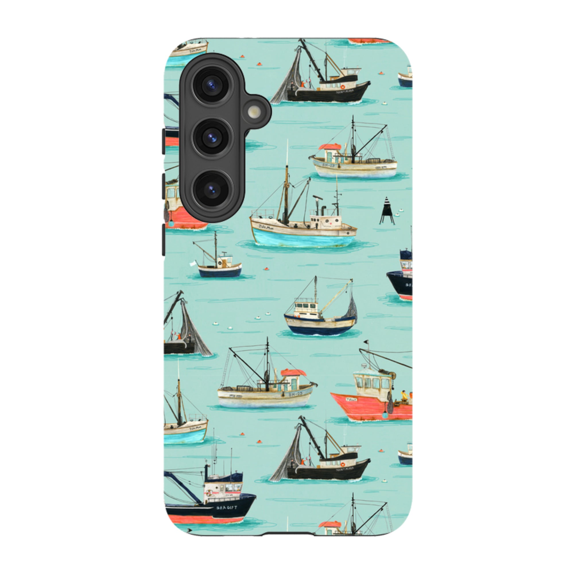 Samsung Tough Case - Fishing Boats By Katherine Quinn