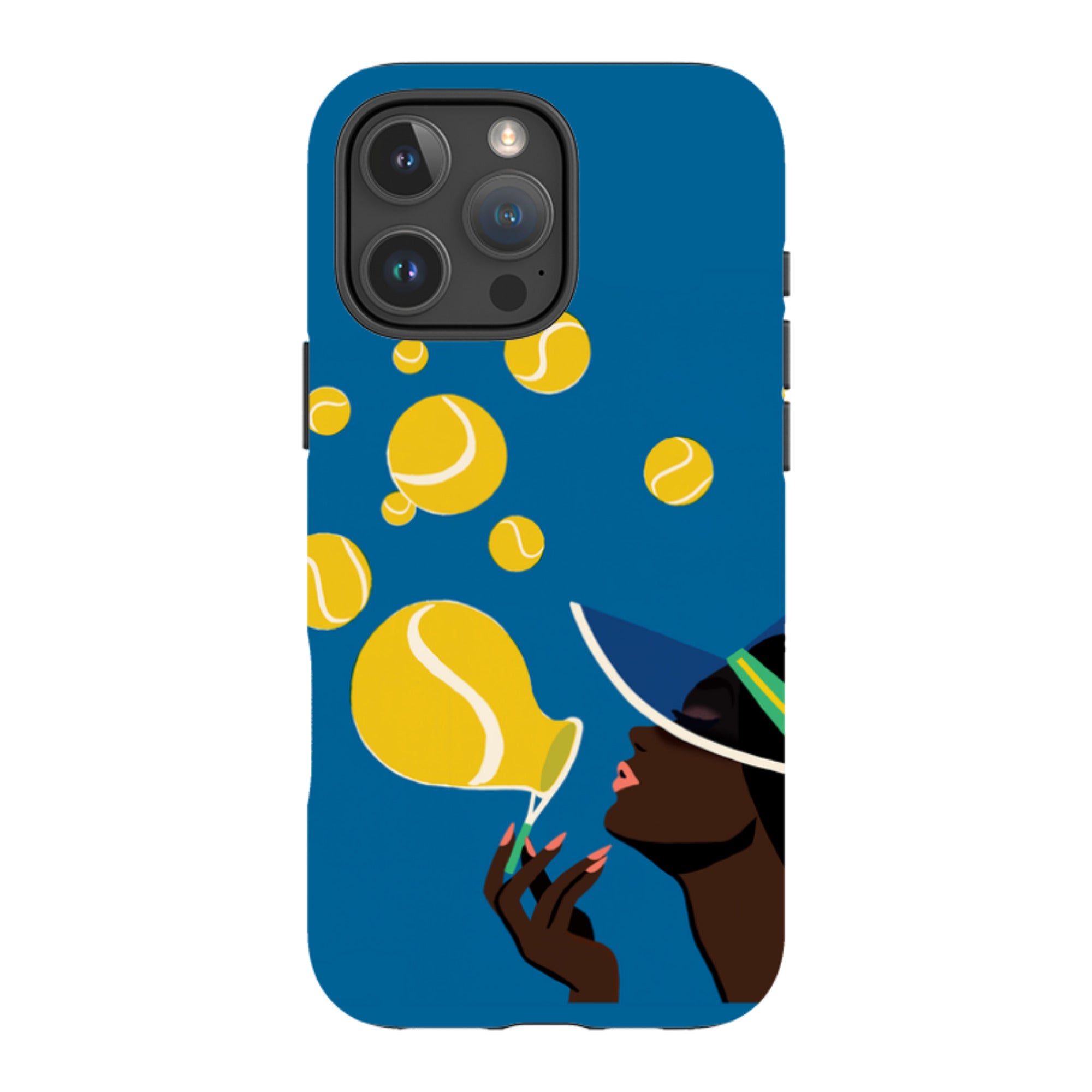 iPhone MagSafe Tough Case -  Court Bubbles By Paul Thurlby