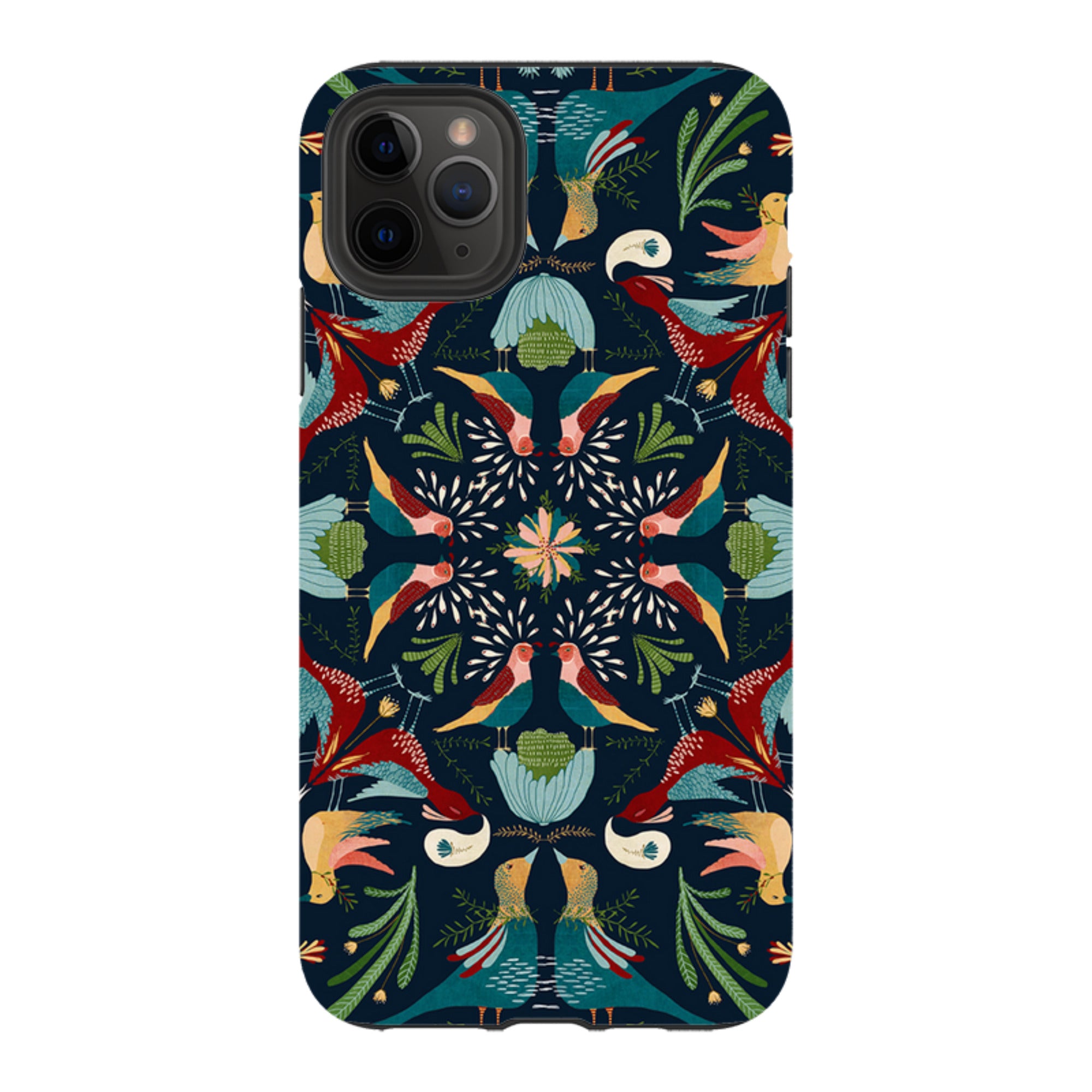 iPhone Tough Case - Navy Hanky By Katherine Quinn