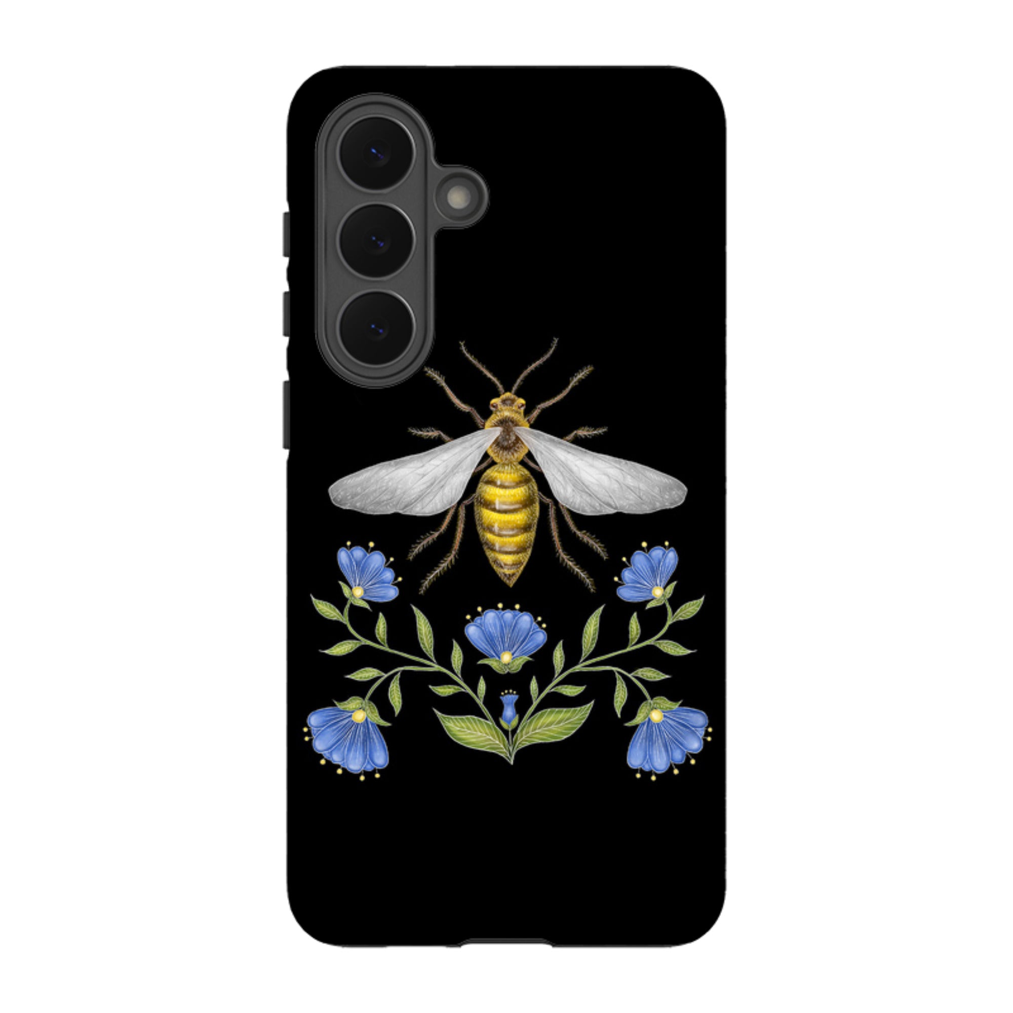 Samsung Tough Case - Wings Of Freedom Black By Catherine Rowe