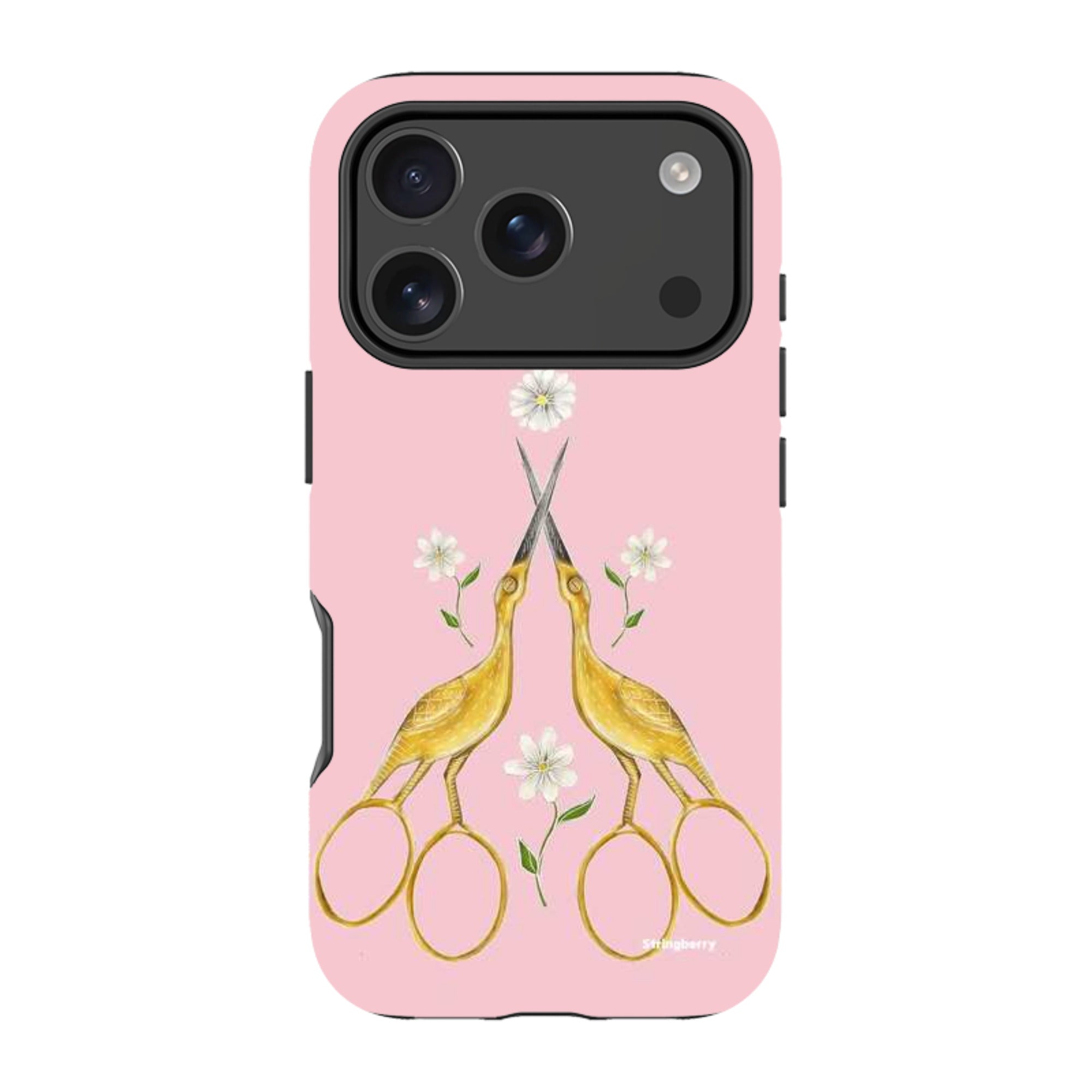 iPhone Tough Case - Heron Scissors By Catherine Rowe