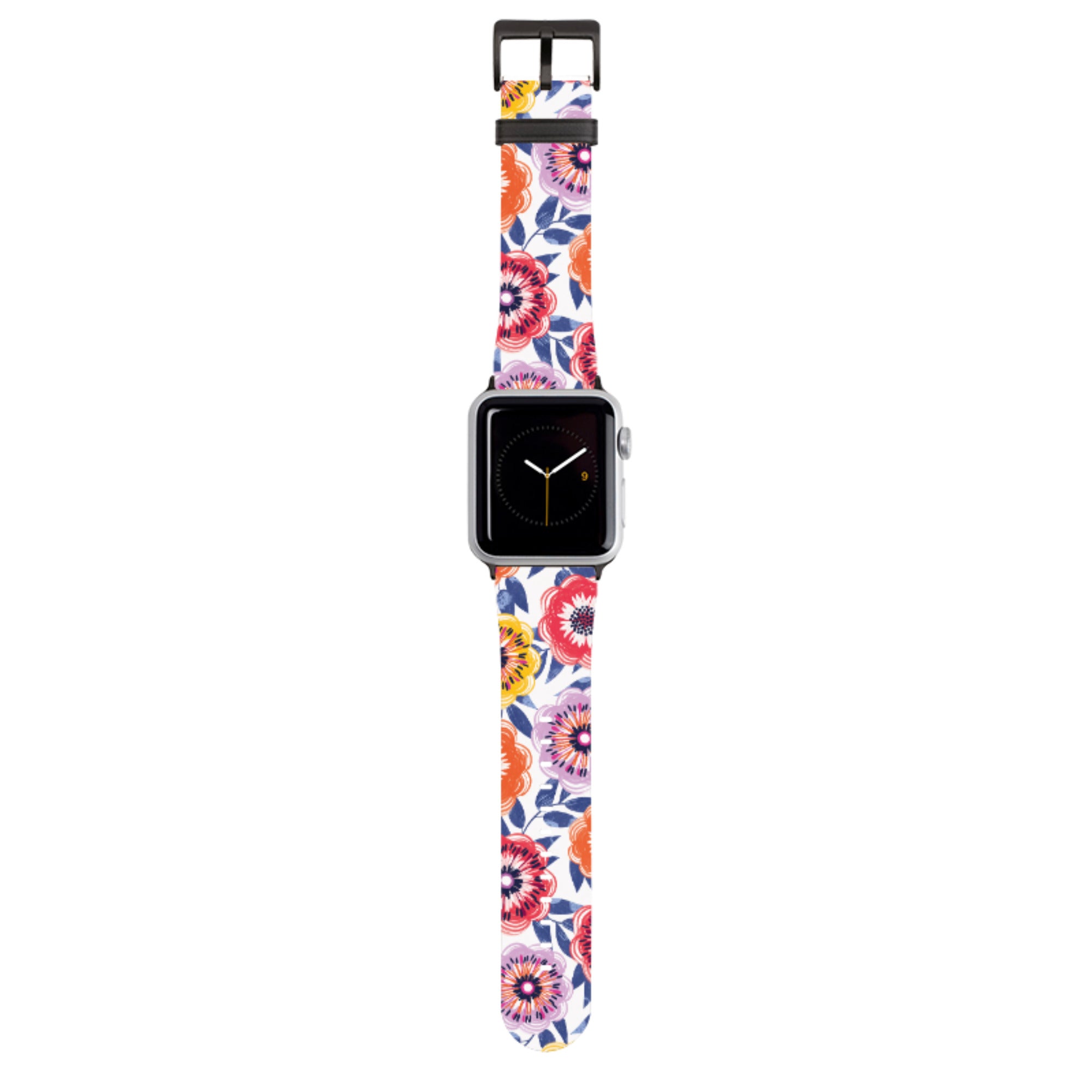 Bright Blooms III Apple Watch Strap By Ali Brookes