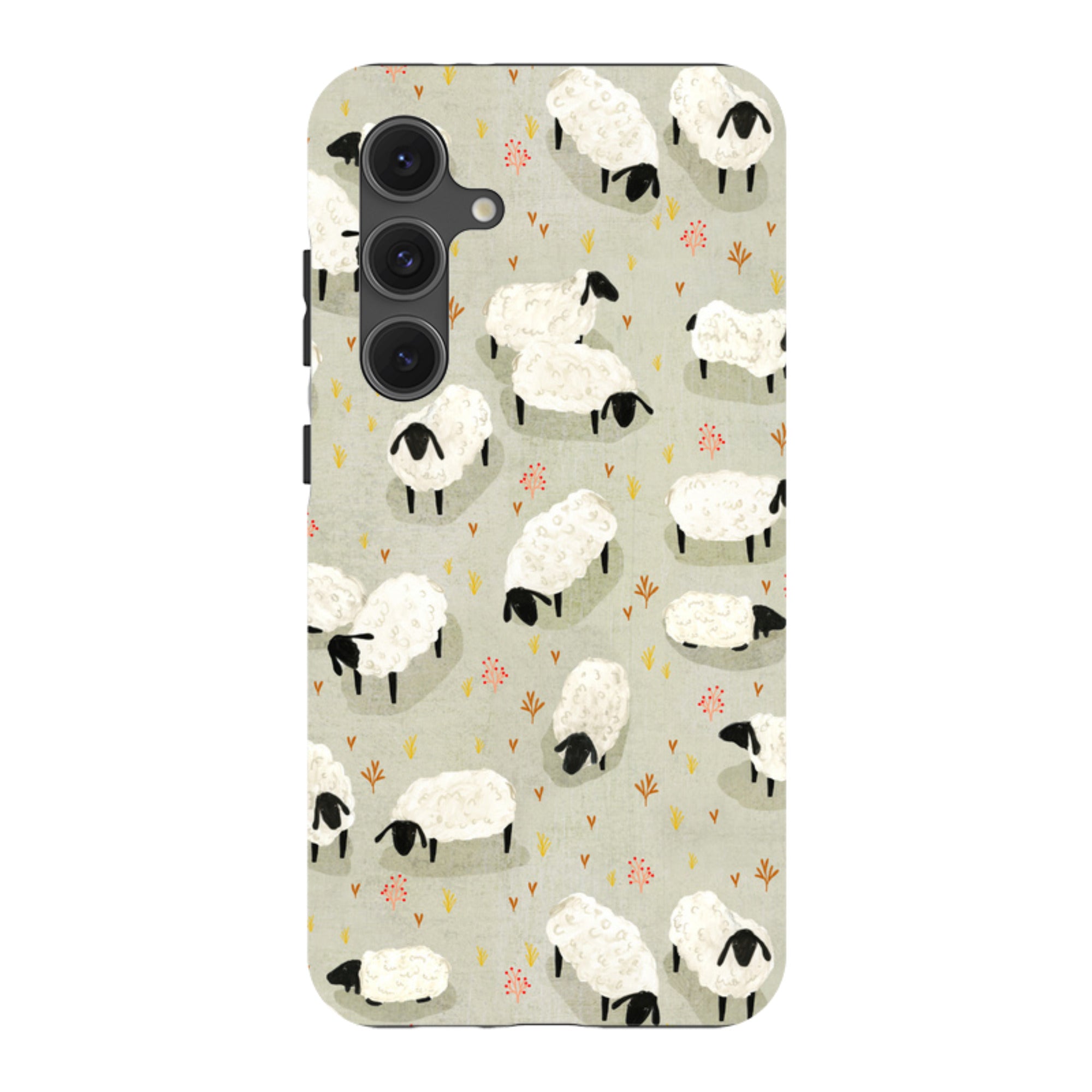 Samsung Tough Case - Sheep Grey By Katherine Quinn