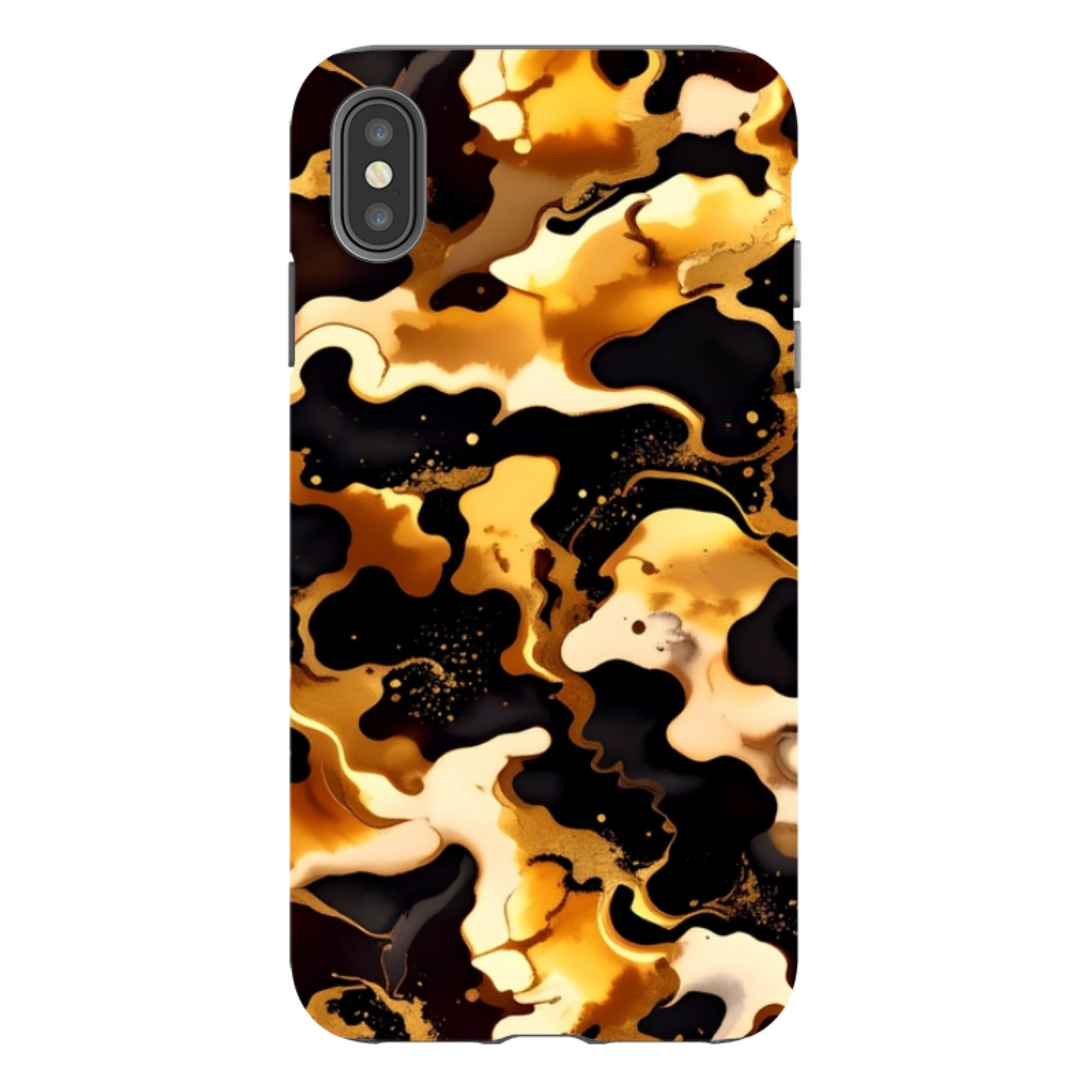 iPhone Tough Case - Fire Marble