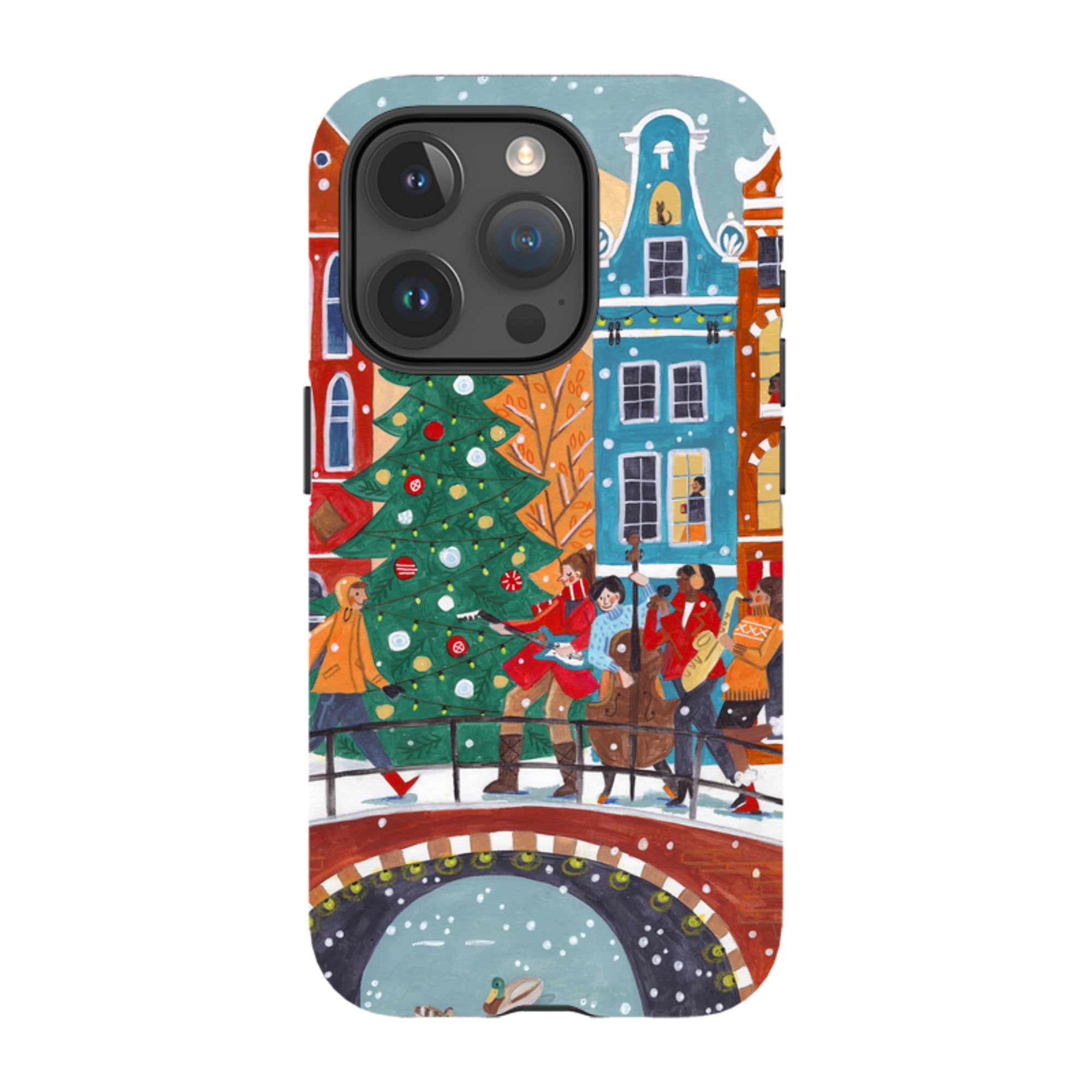 iPhone Tough Case - Christmas Music Amsterdam By Caroline Bonne Muller