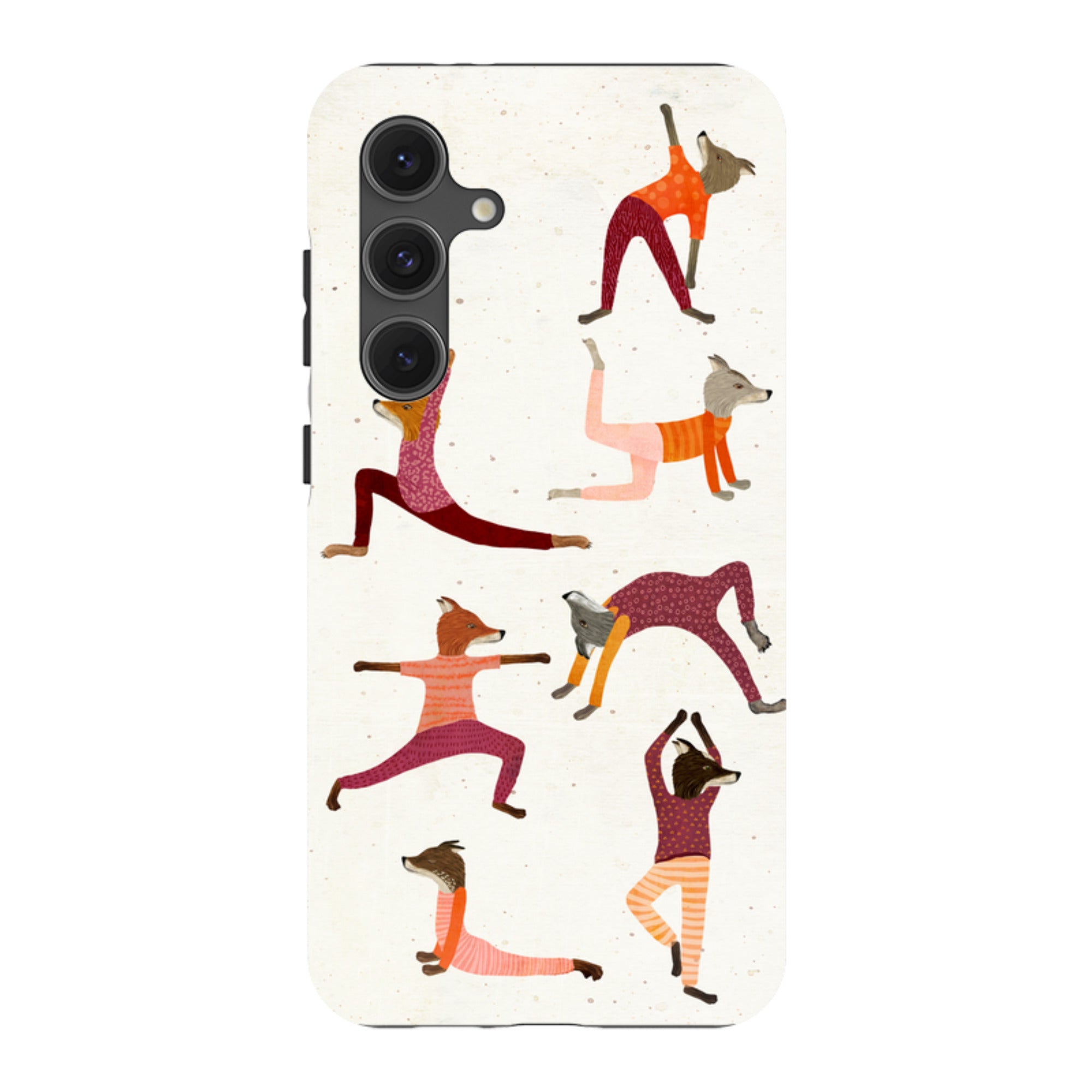 Samsung Tough Case - Fox Yoga By Katherine Quinn
