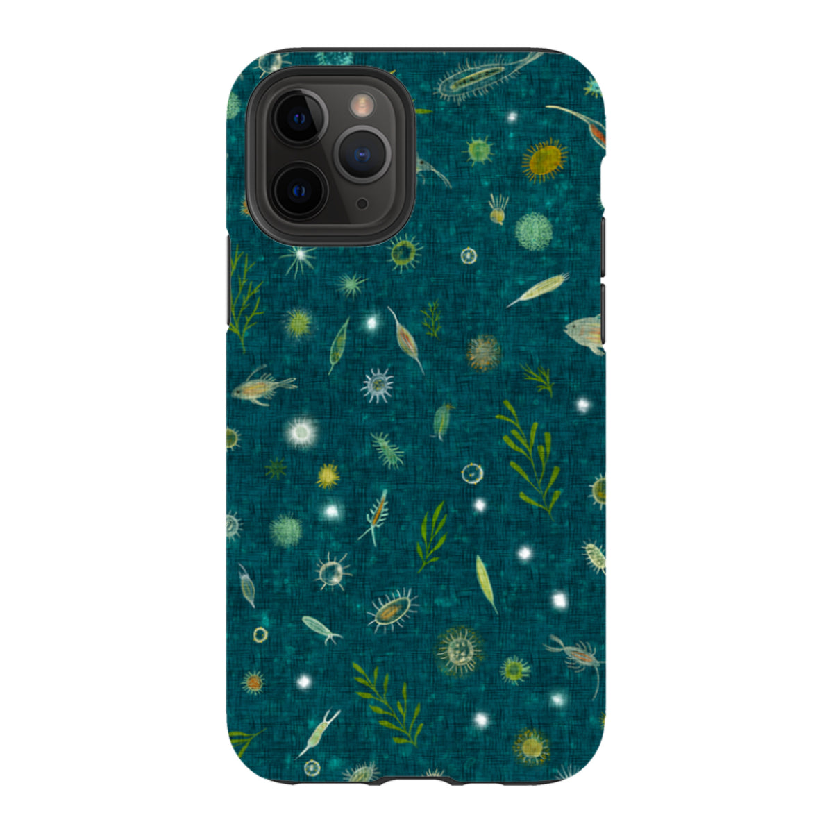 iPhone Tough Case - Plankton - Steel Blue By Katherine Quinn