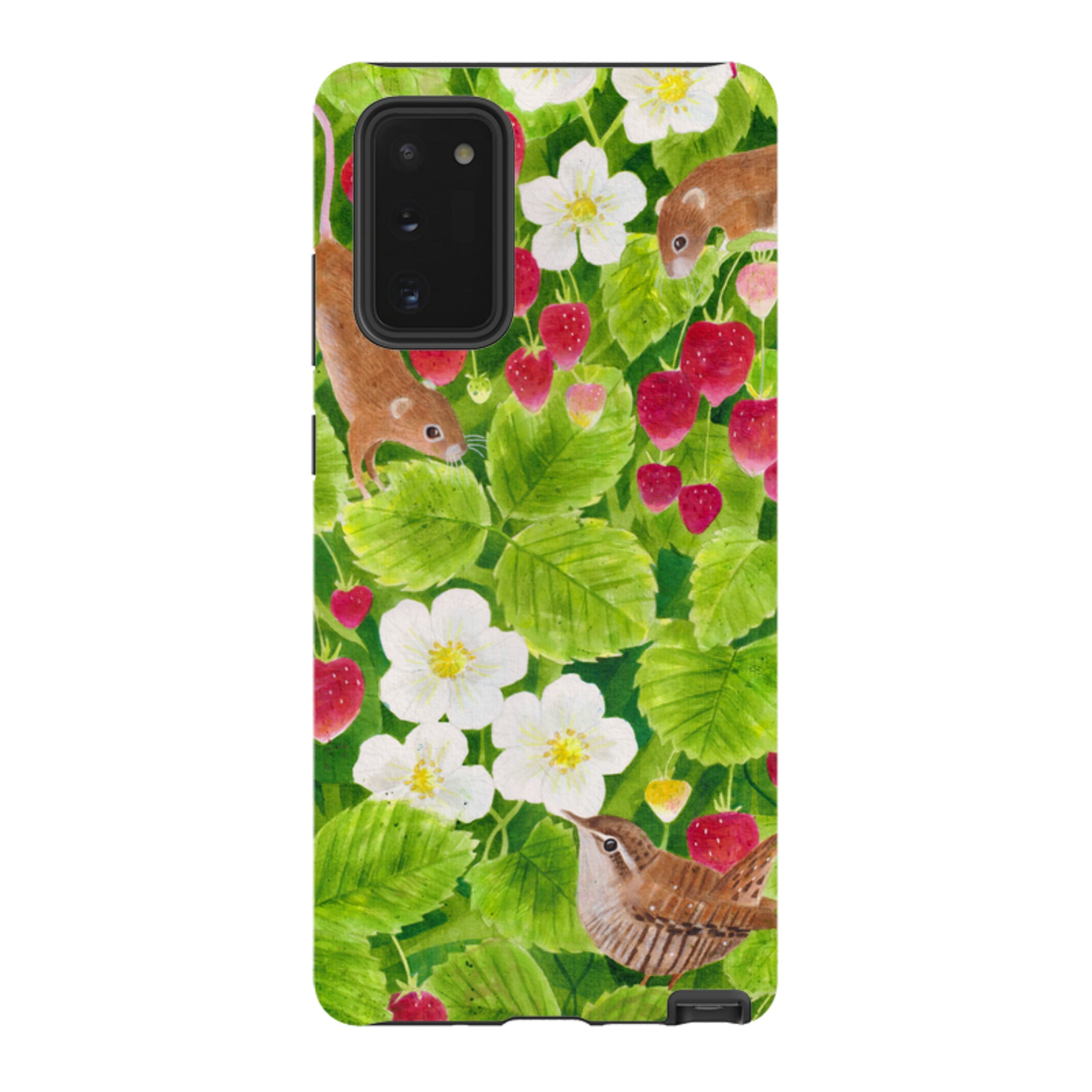 Samsung Tough Case - Strawberry Thieves By Bex Parkin