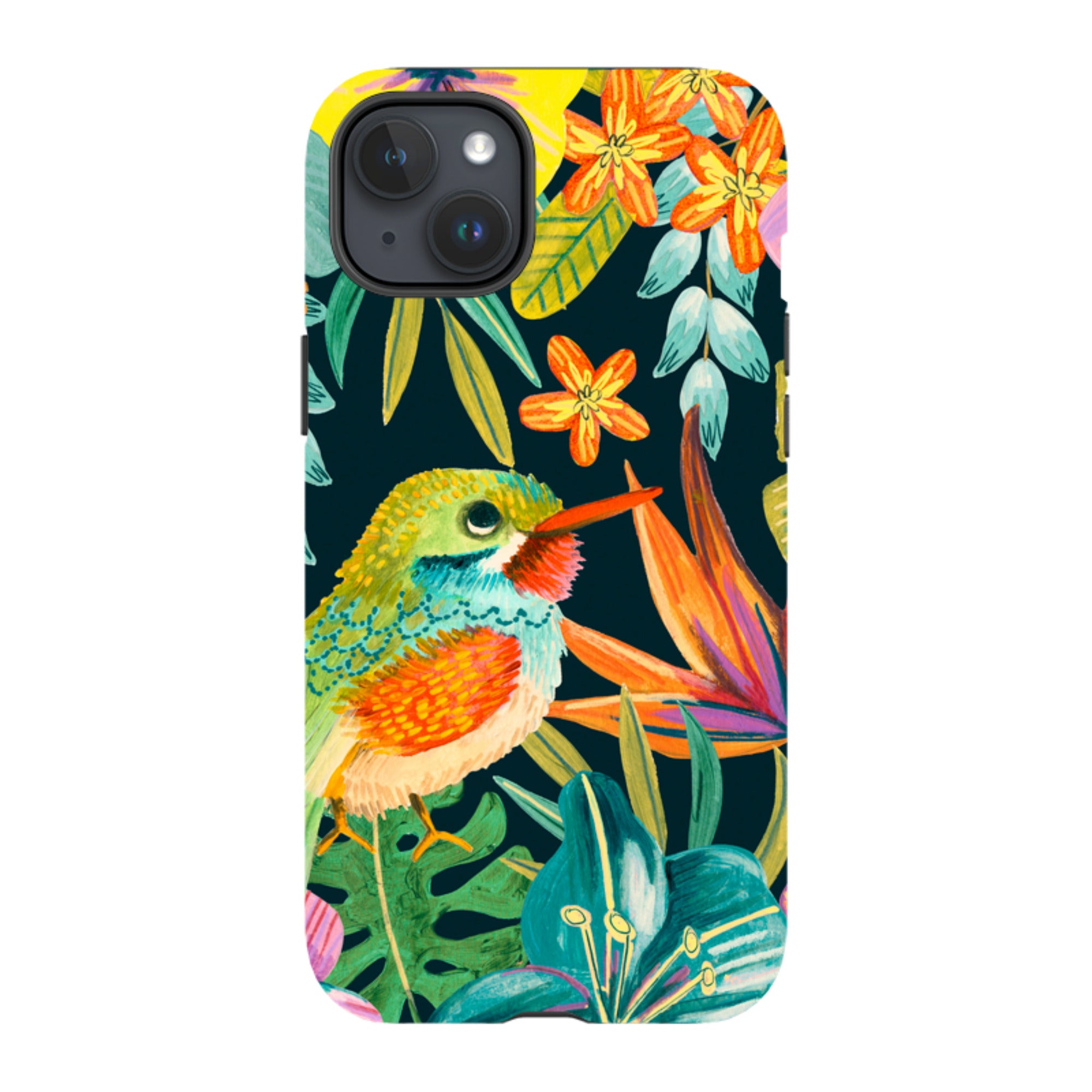 iPhone Tough Case - Tropical Bird By Caroline Bonne Muller