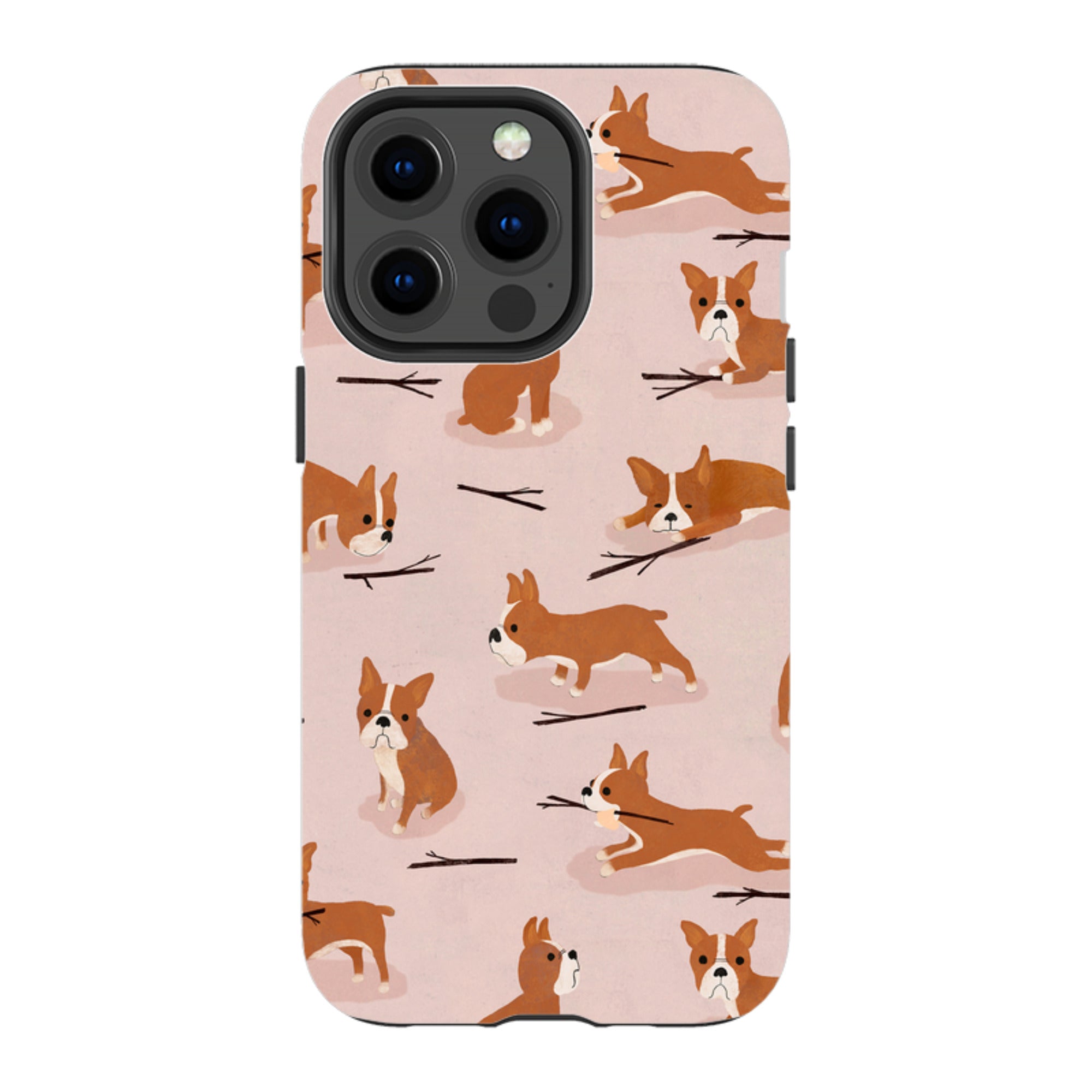 iPhone MagSafe Tough Case -  Boston Terrier By Katherine Quinn