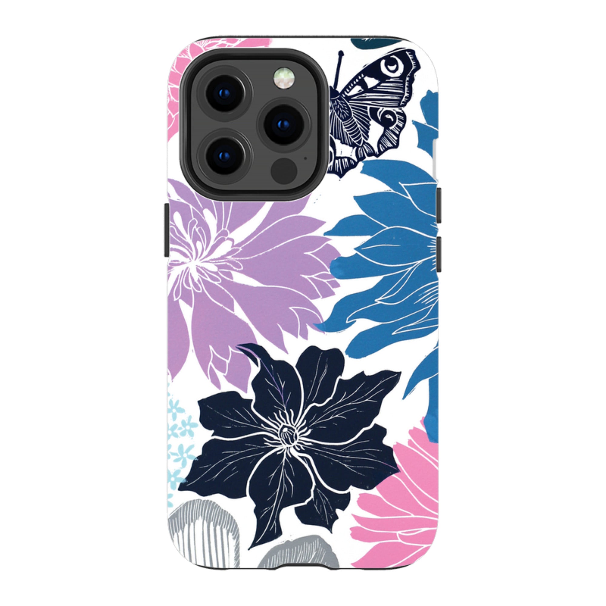 iPhone Tough Case - Cottage Garden Butterfly By Kate Heiss