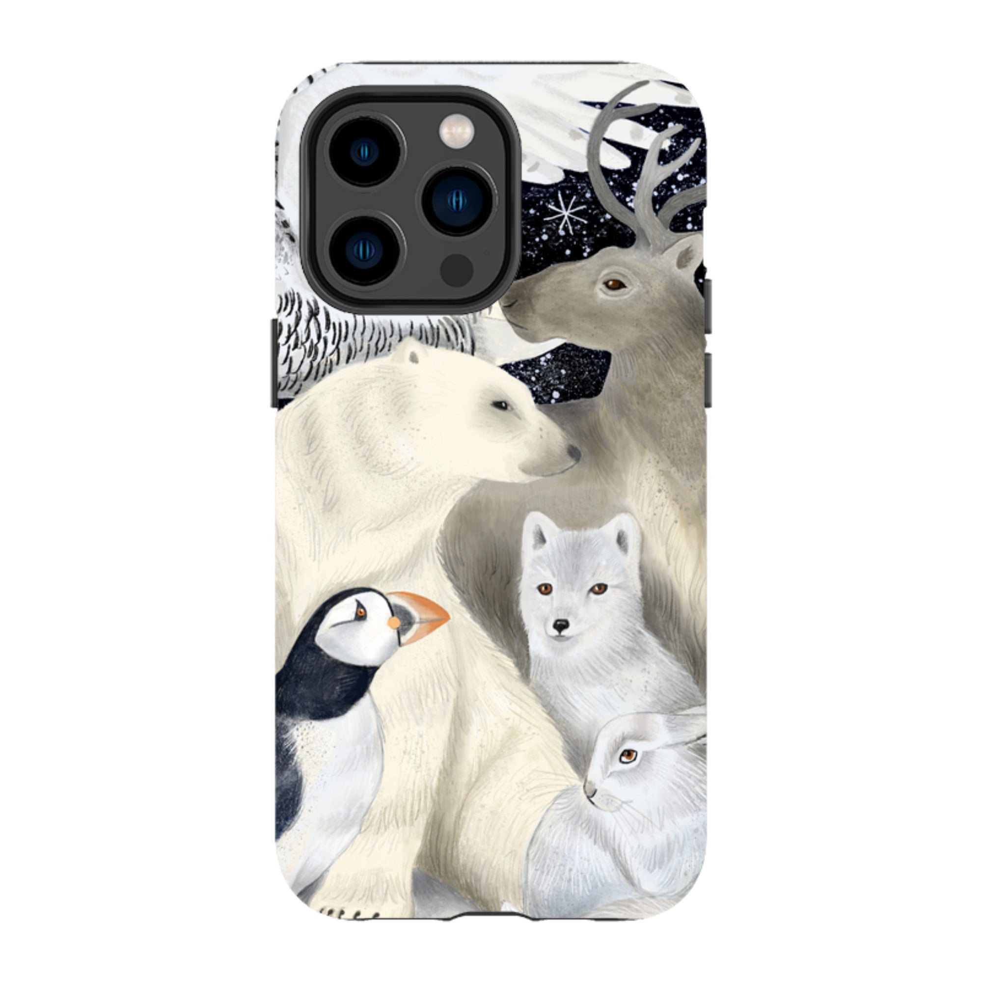 iPhone Tough Case - Creatures Of The North By Bex Parkin