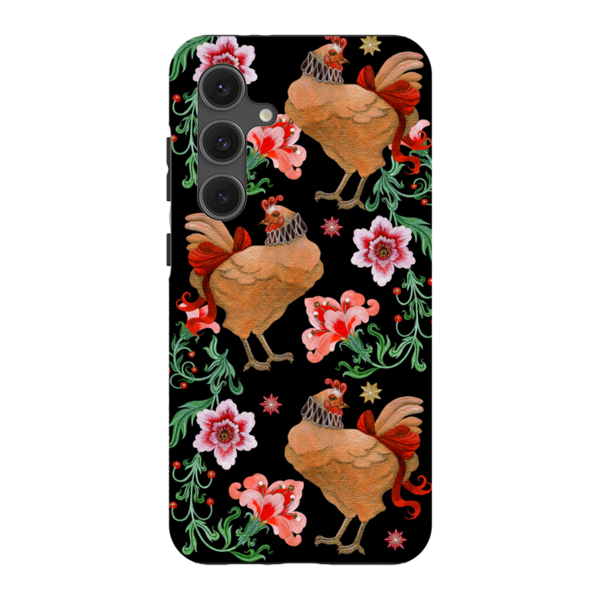 Samsung Tough  Case - Three French Hens By Maria Matos