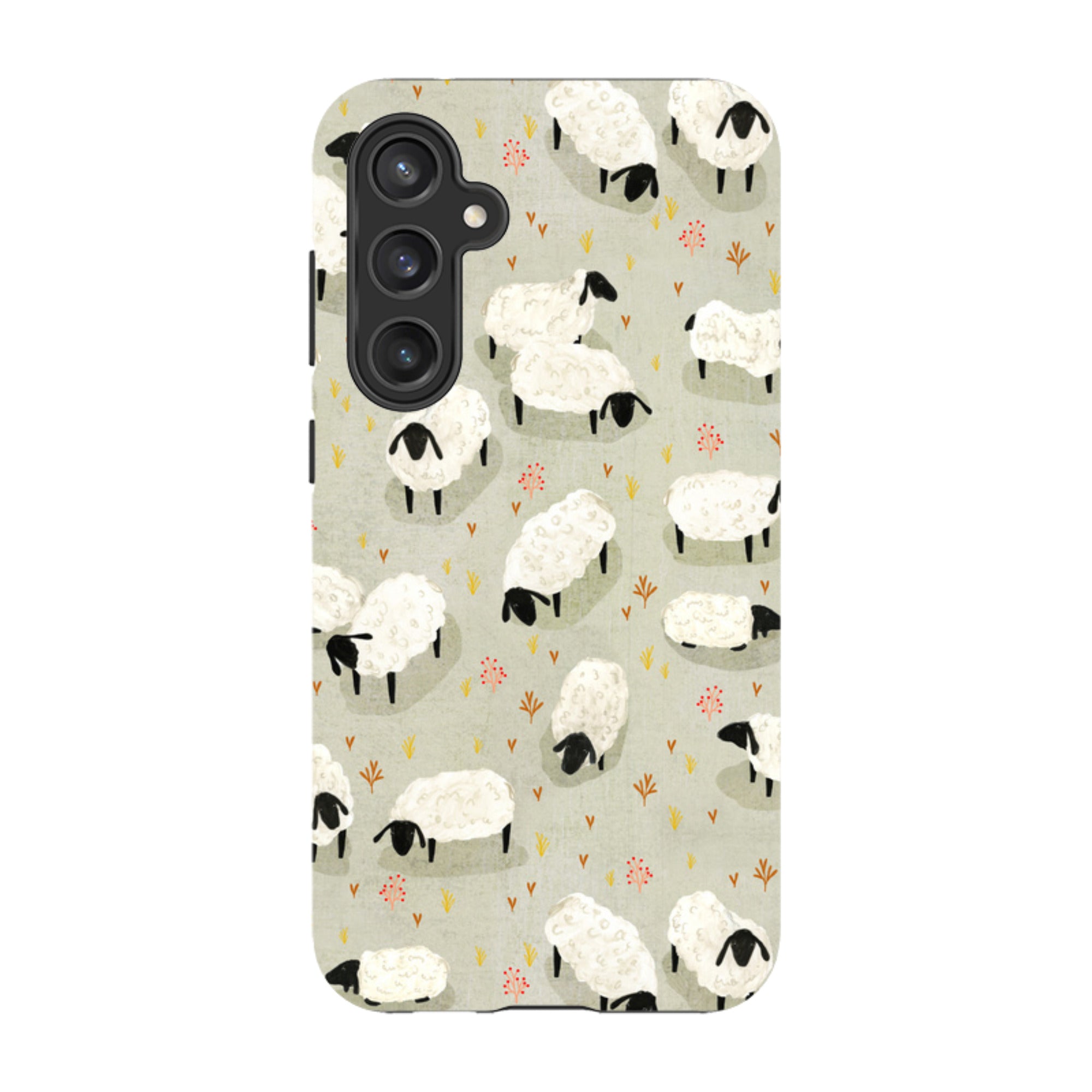 Samsung Tough Case - Sheep Grey By Katherine Quinn
