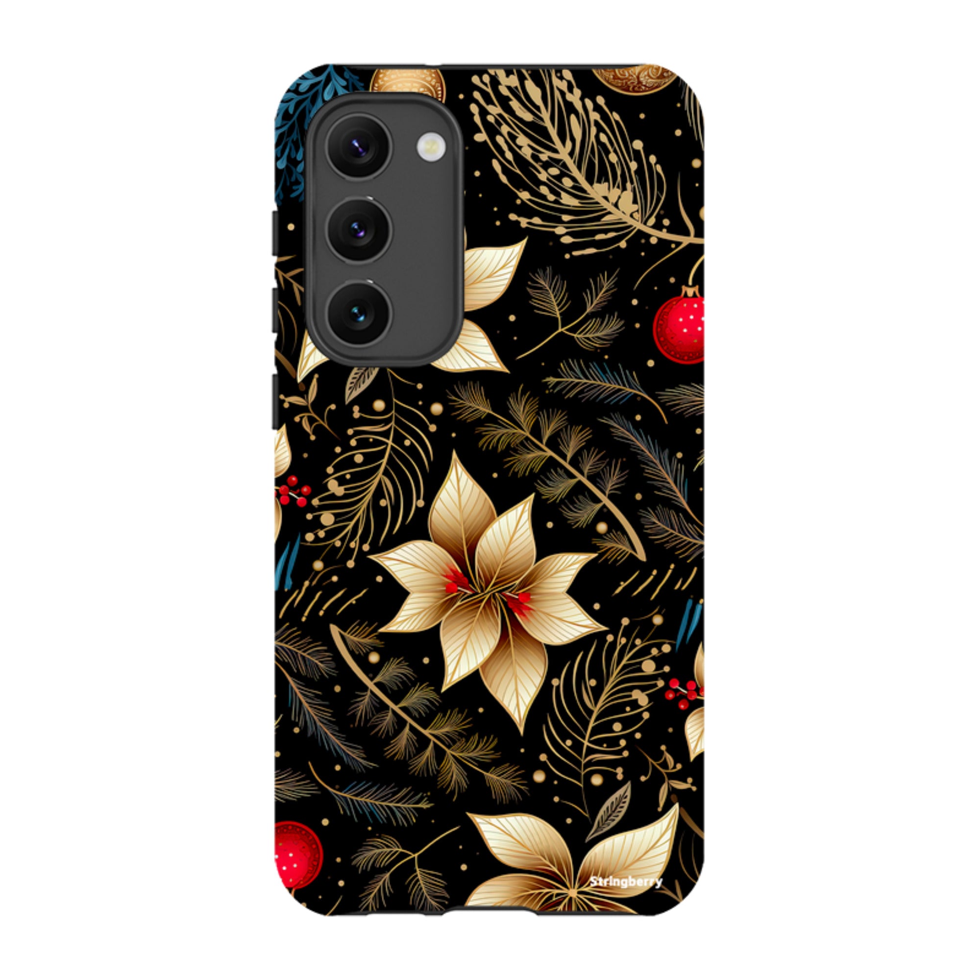 Samsung Tough Case -Golden Winter Floral