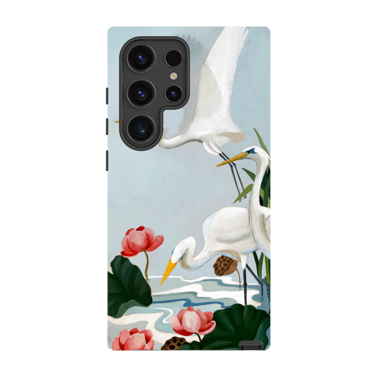 Samsung Tough Case - Egrets And Lillie's By Bex Parkin