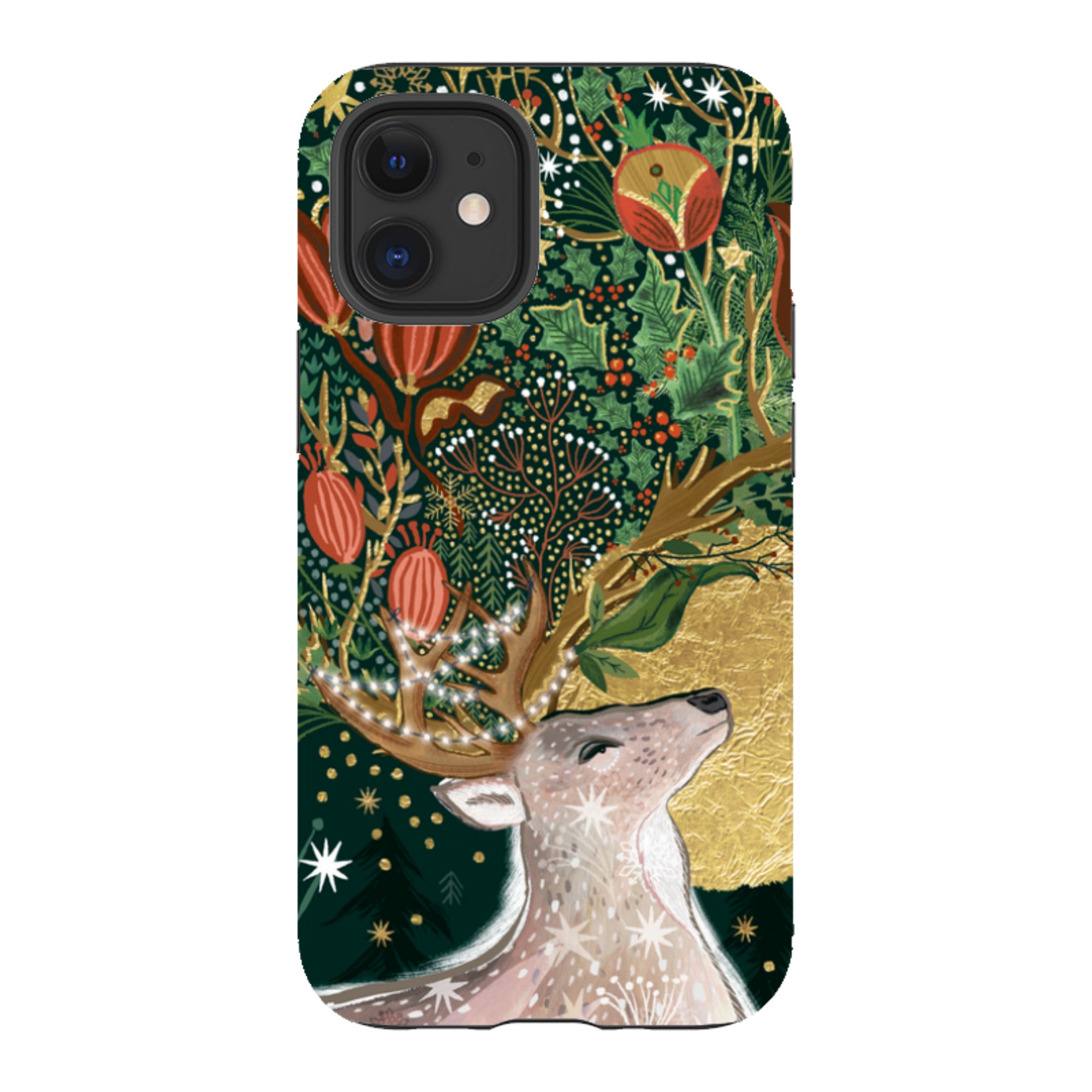 iPhone Tough Case - Winter Deer I By Emma Frances Grant