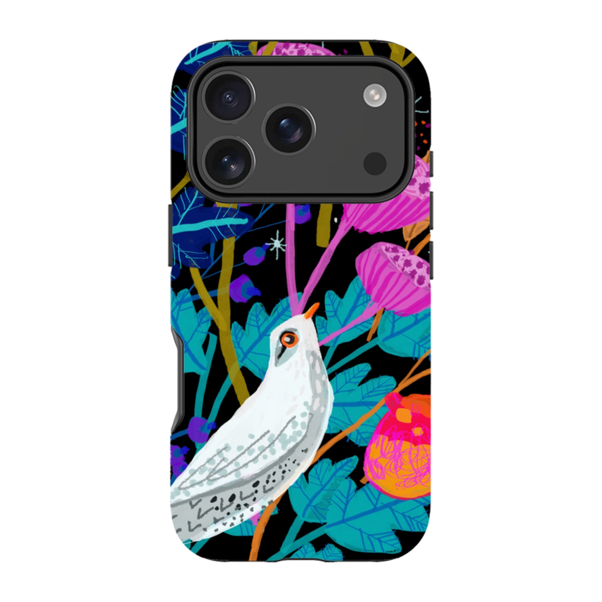 iPhone MagSafe Tough Case -  White Bird By Claire West